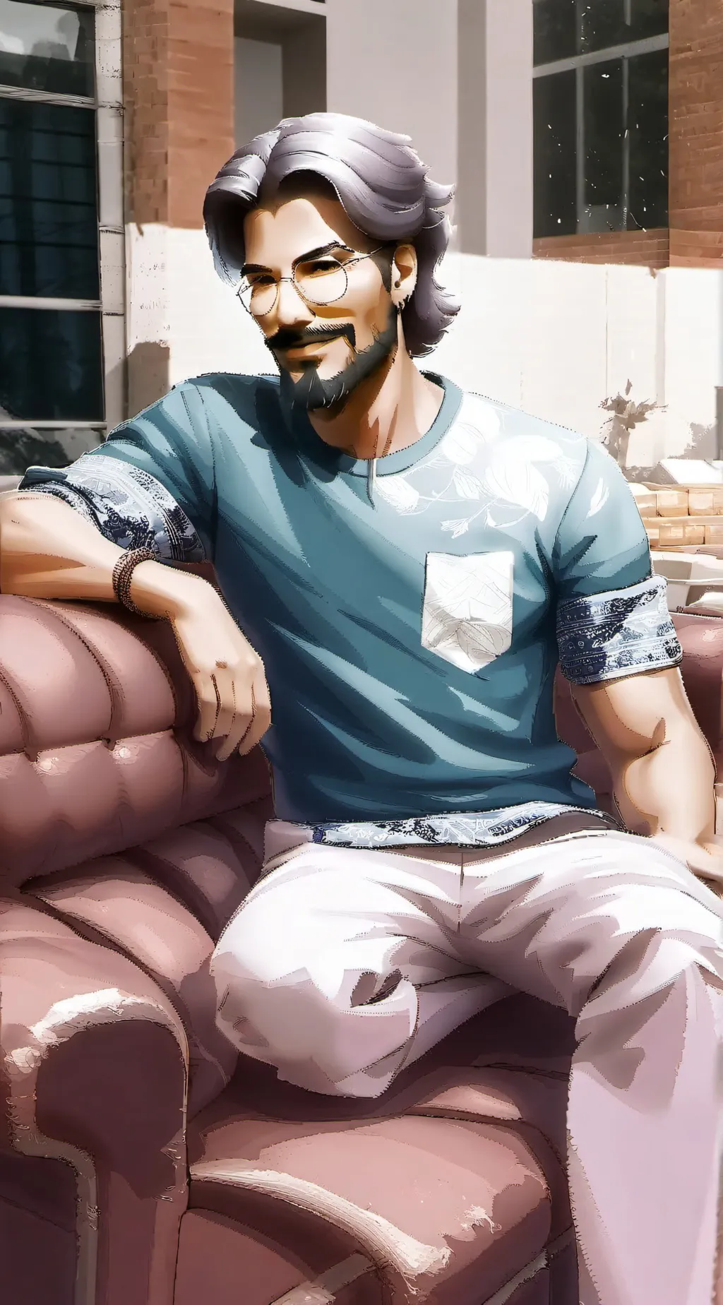 ai character: Max background