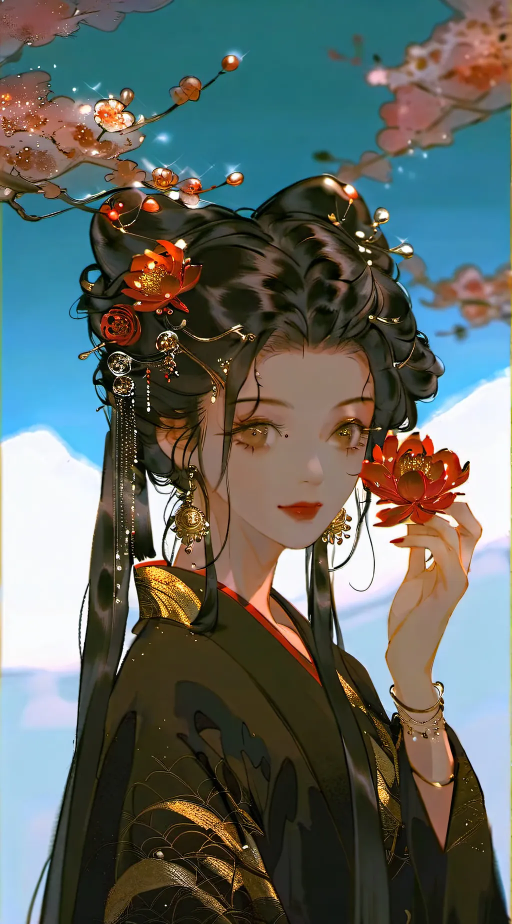ai character: Muzan daughter  background