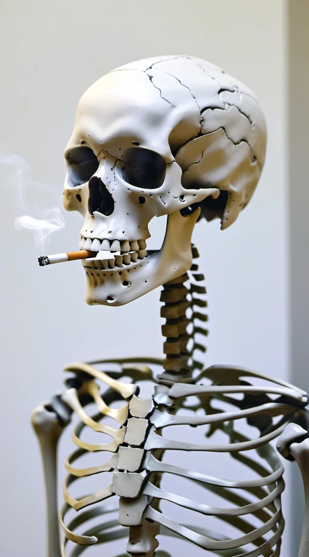ai character: Skeleton dude background