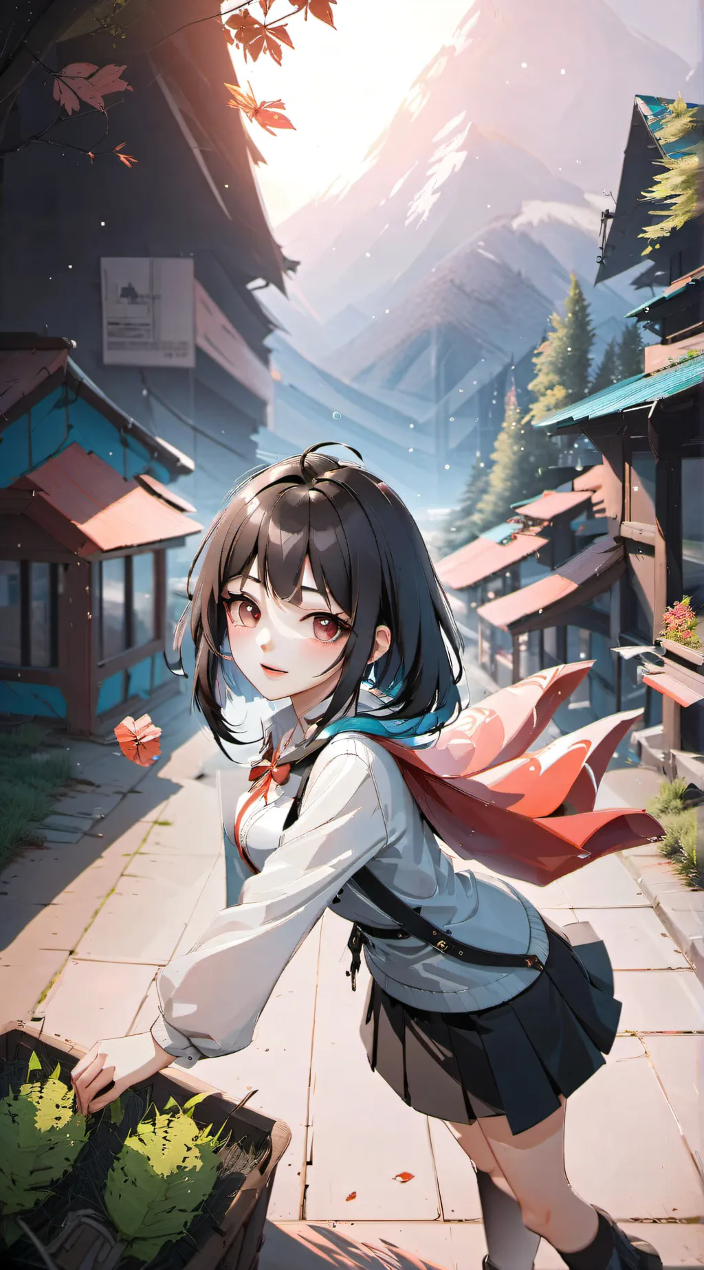 ai character: Abby  background