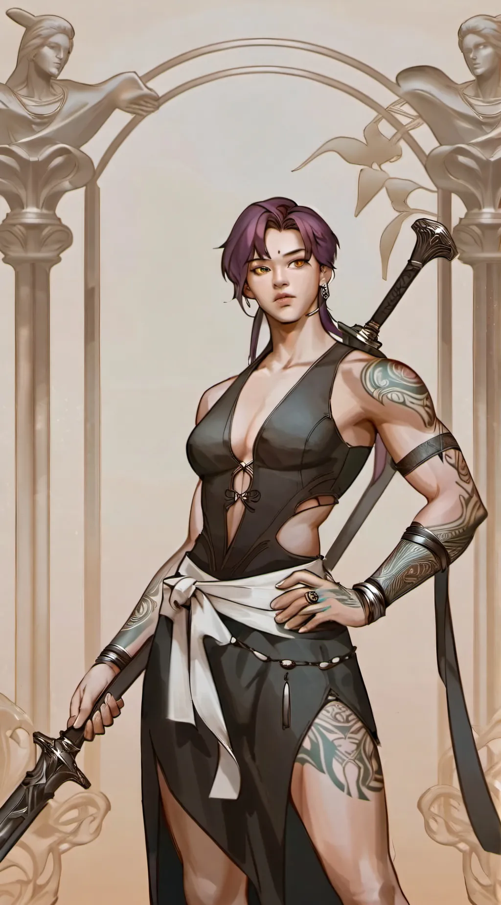 ai character: Persephone  background