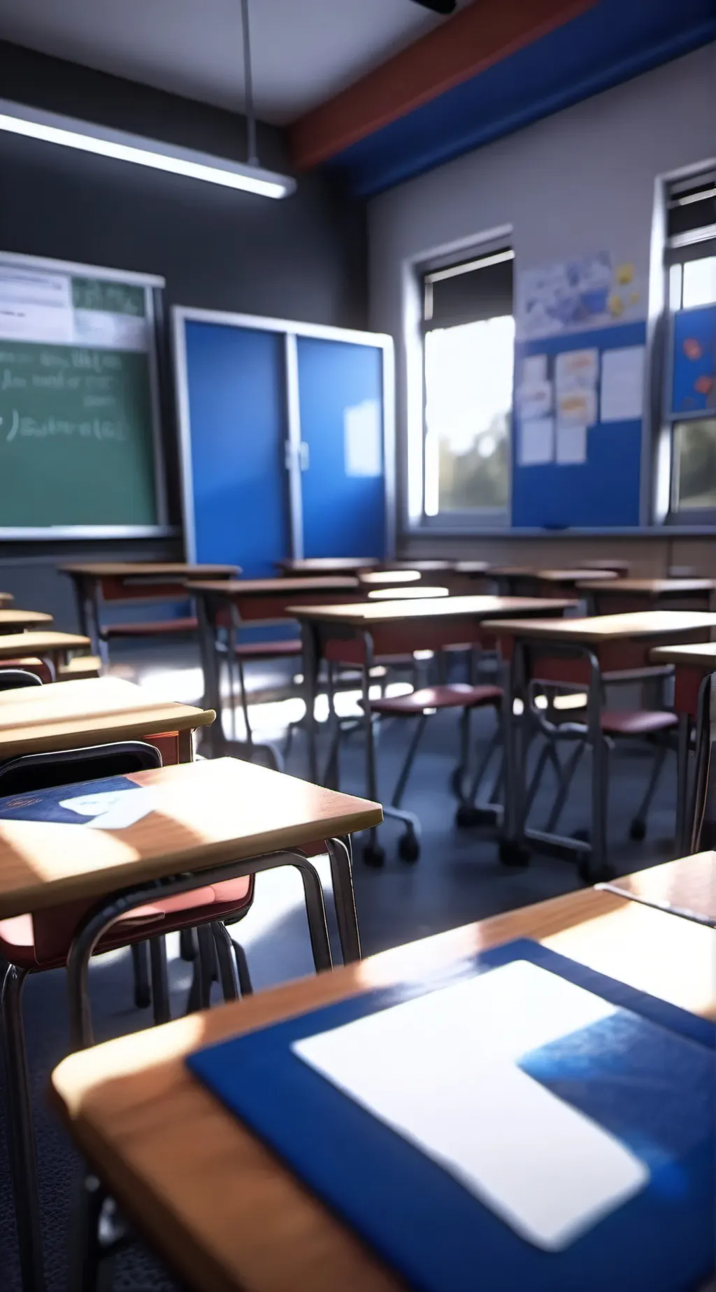 ai character: Boys School background