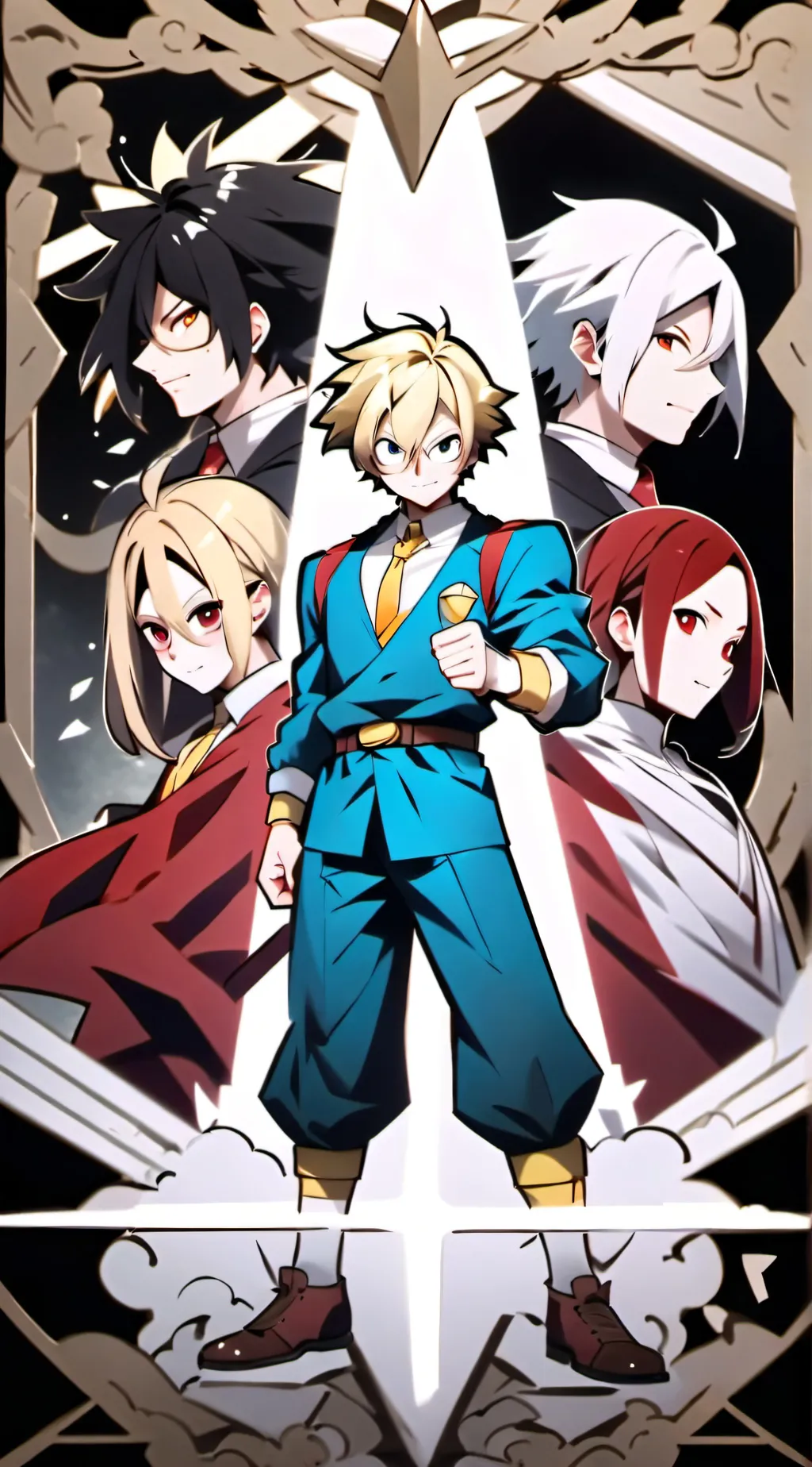ai character: mha  background