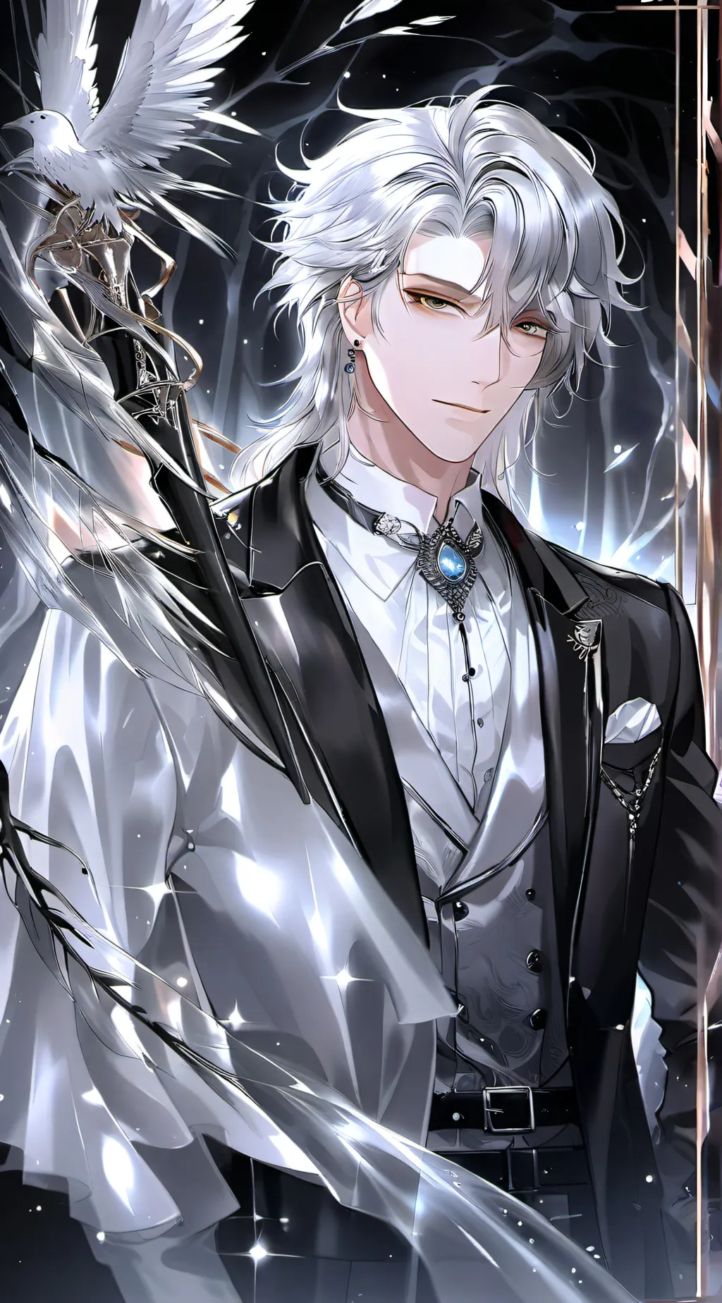 ai character: Ezra  background