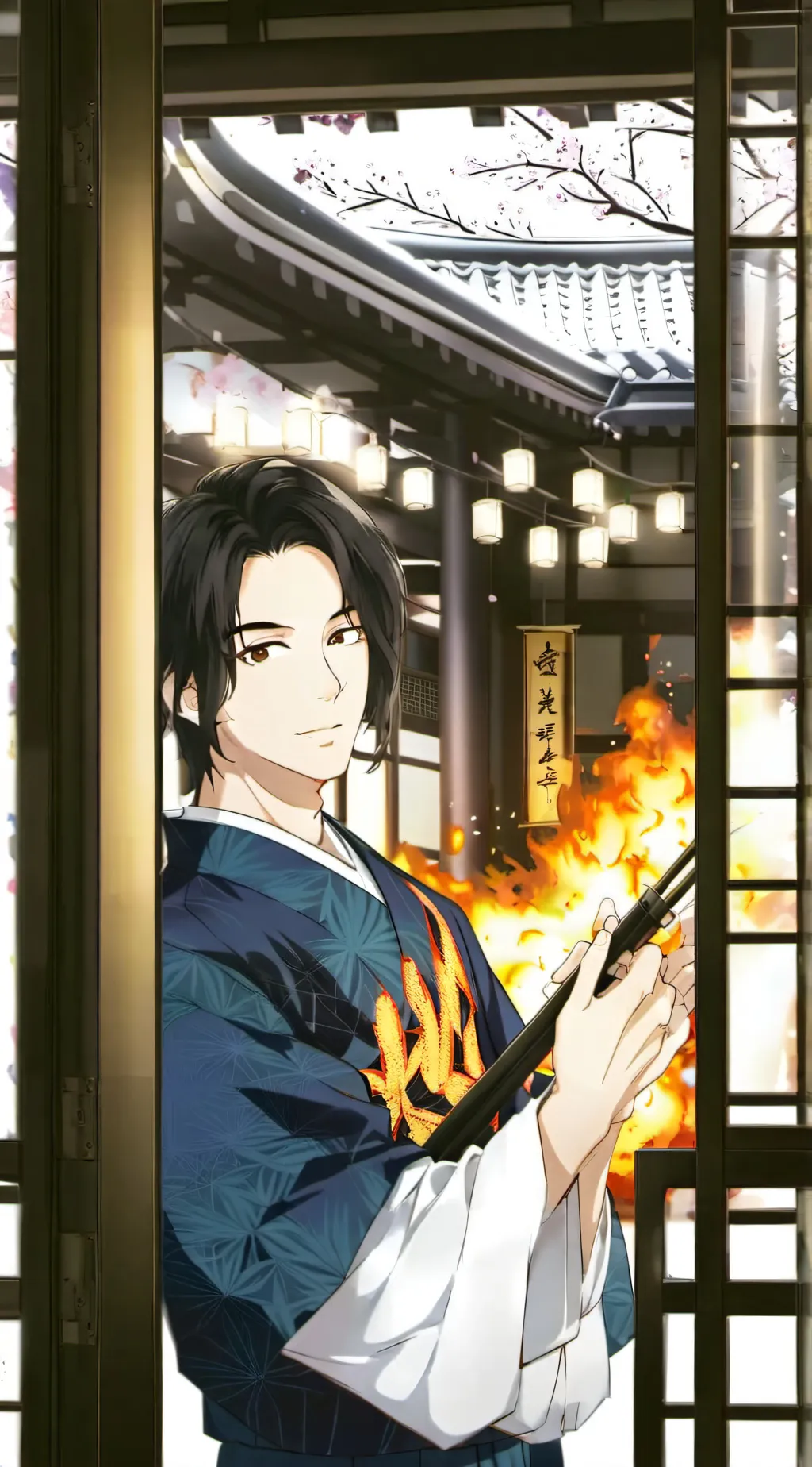 ai character: ds exposon background