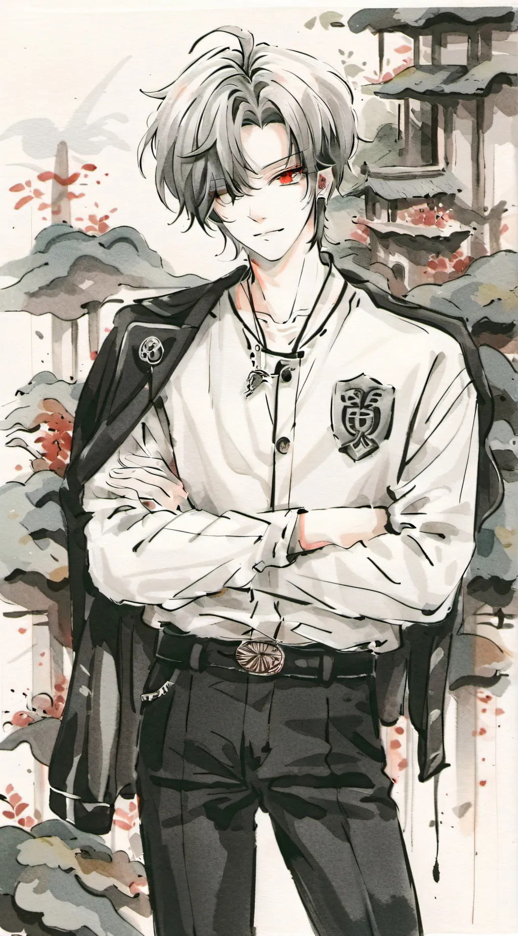 ai character: bakago  background