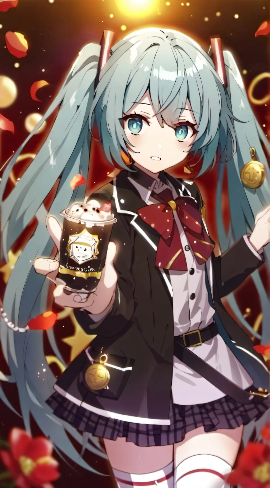 ai character: Hatsune Miku background