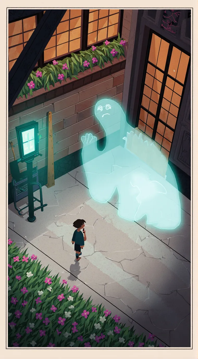ai character: Sadly
Sadly ghost background