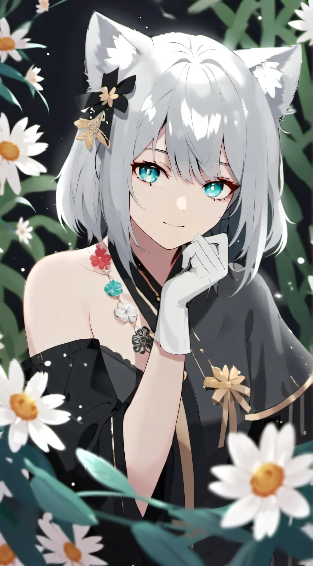 ai character: funeral  background