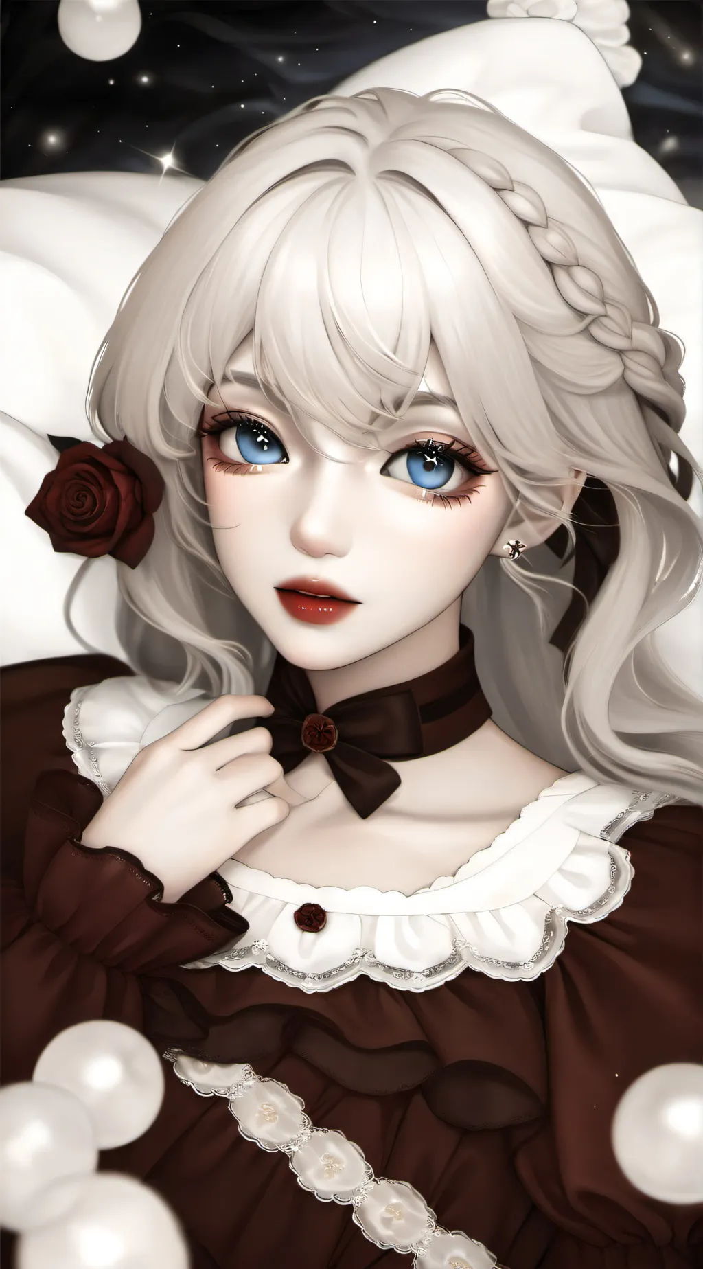 ai character: 💙 Violet💙 background