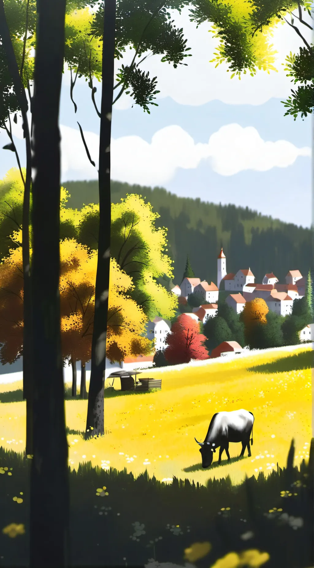 ai character: FPE (Summer AU) background