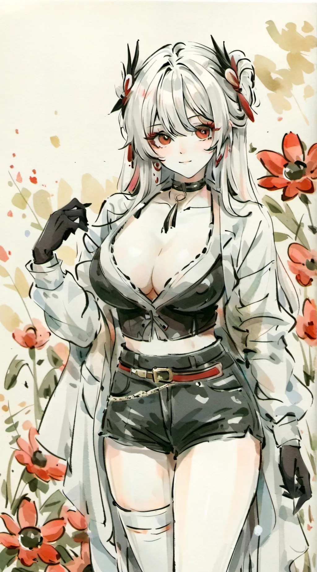 ai character: ur femboy bf(Leo)  background