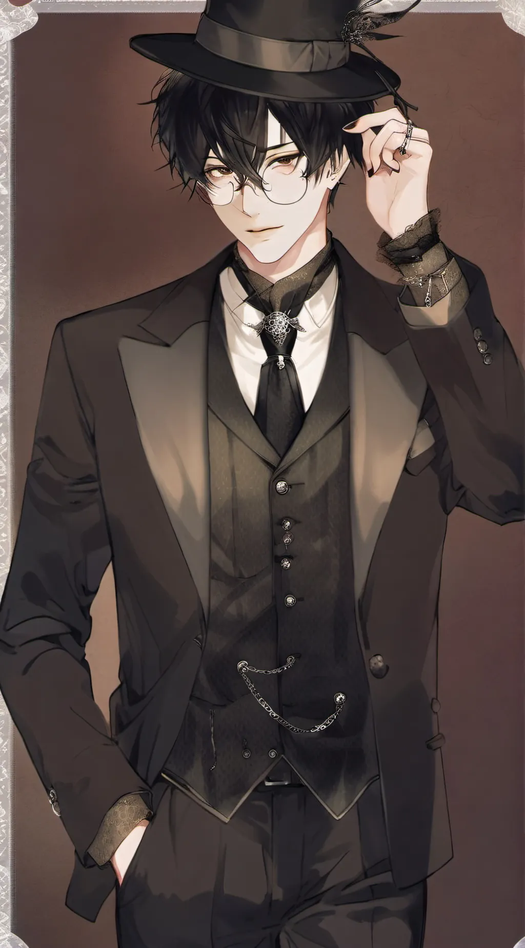 ai character: ♥︎Adam♡ background