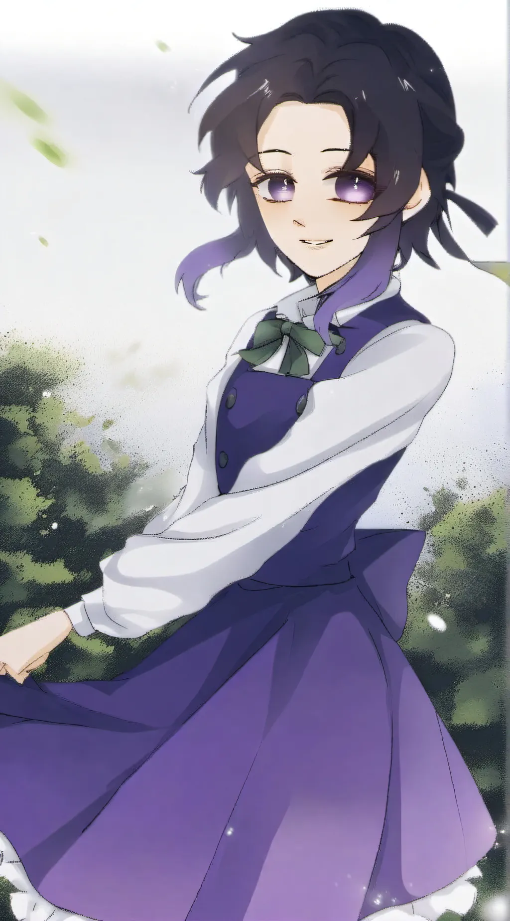 ai character: Shinobu Kocho background