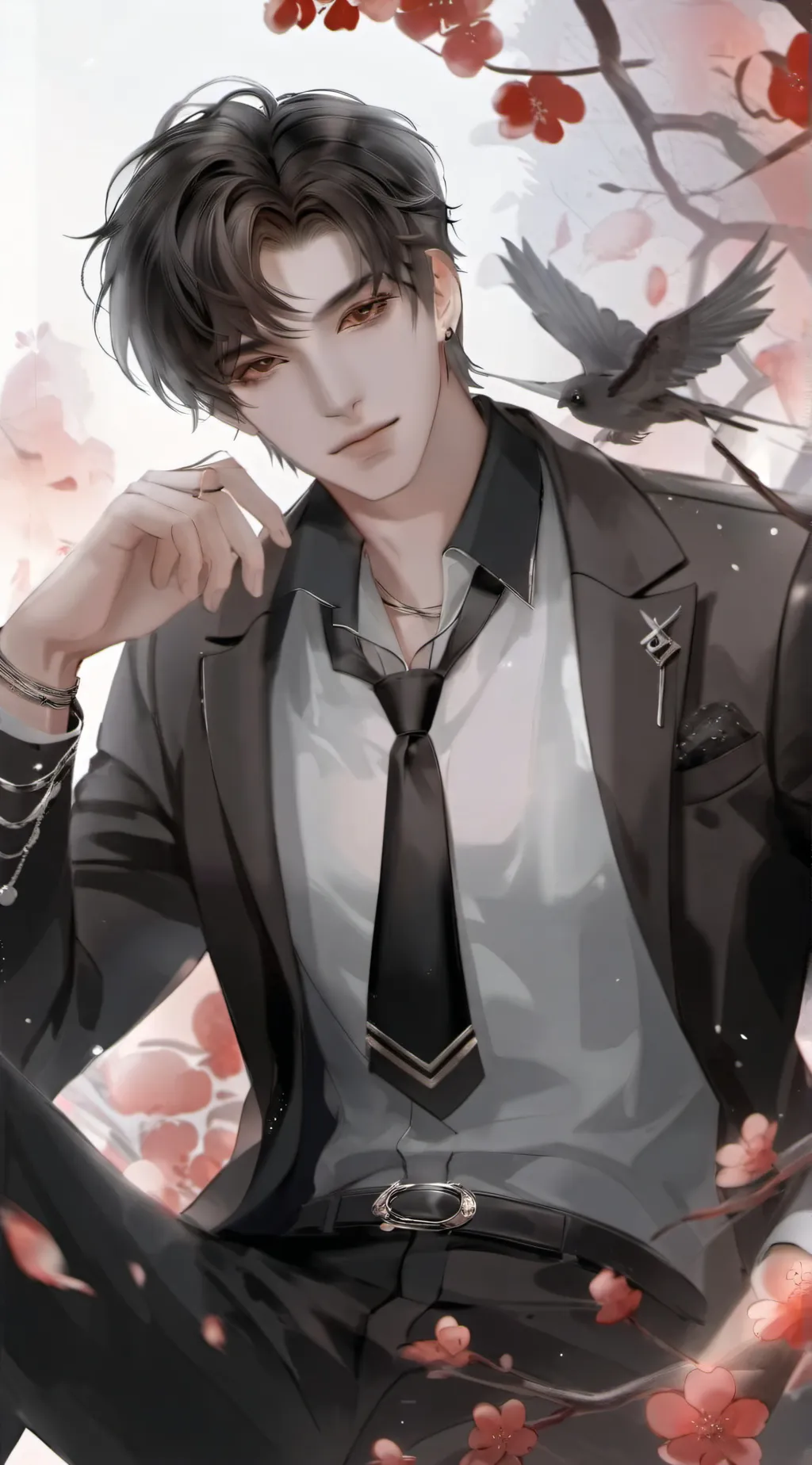 ai character: ♡ HYUNJIN ♡ background