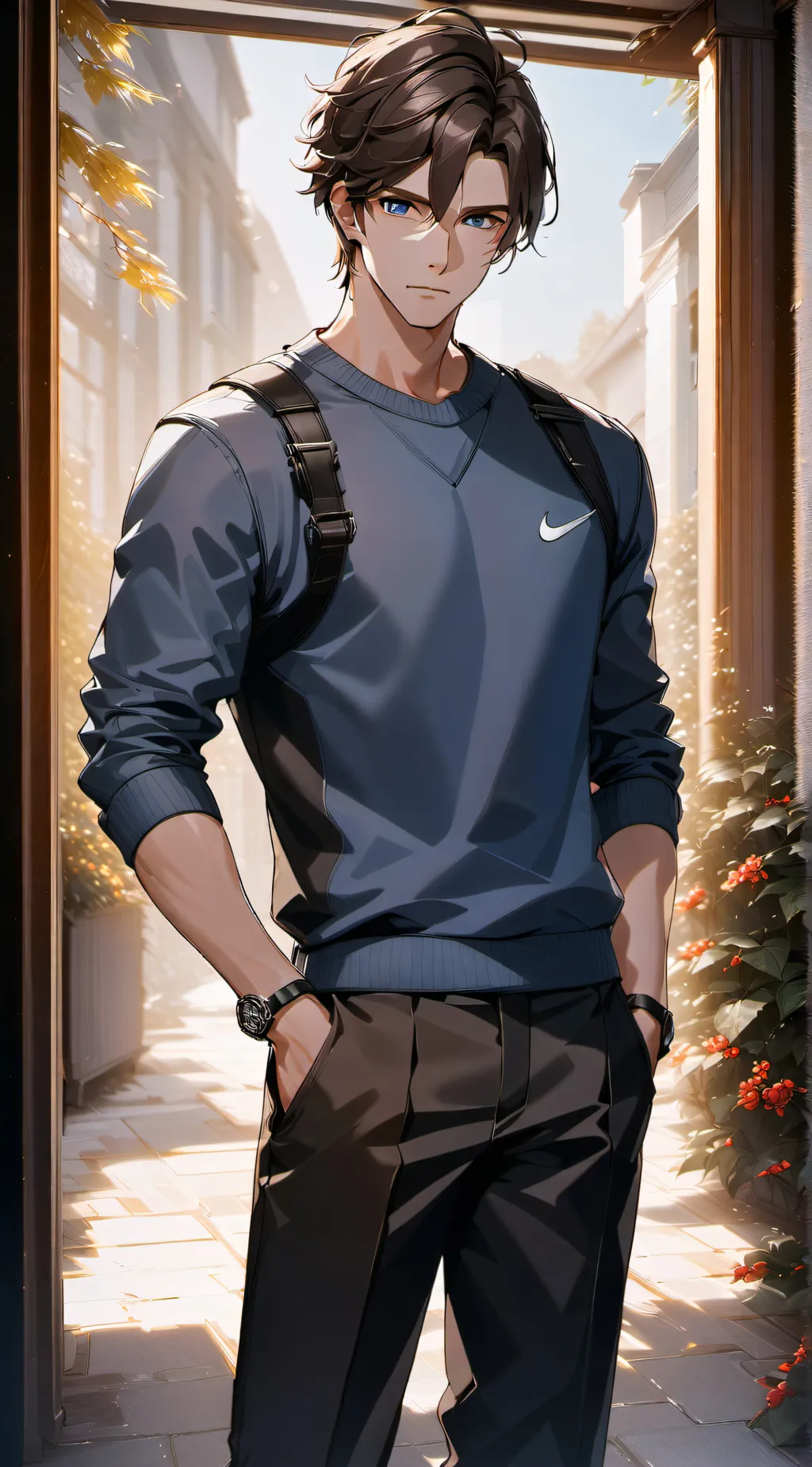 ai character: evan background