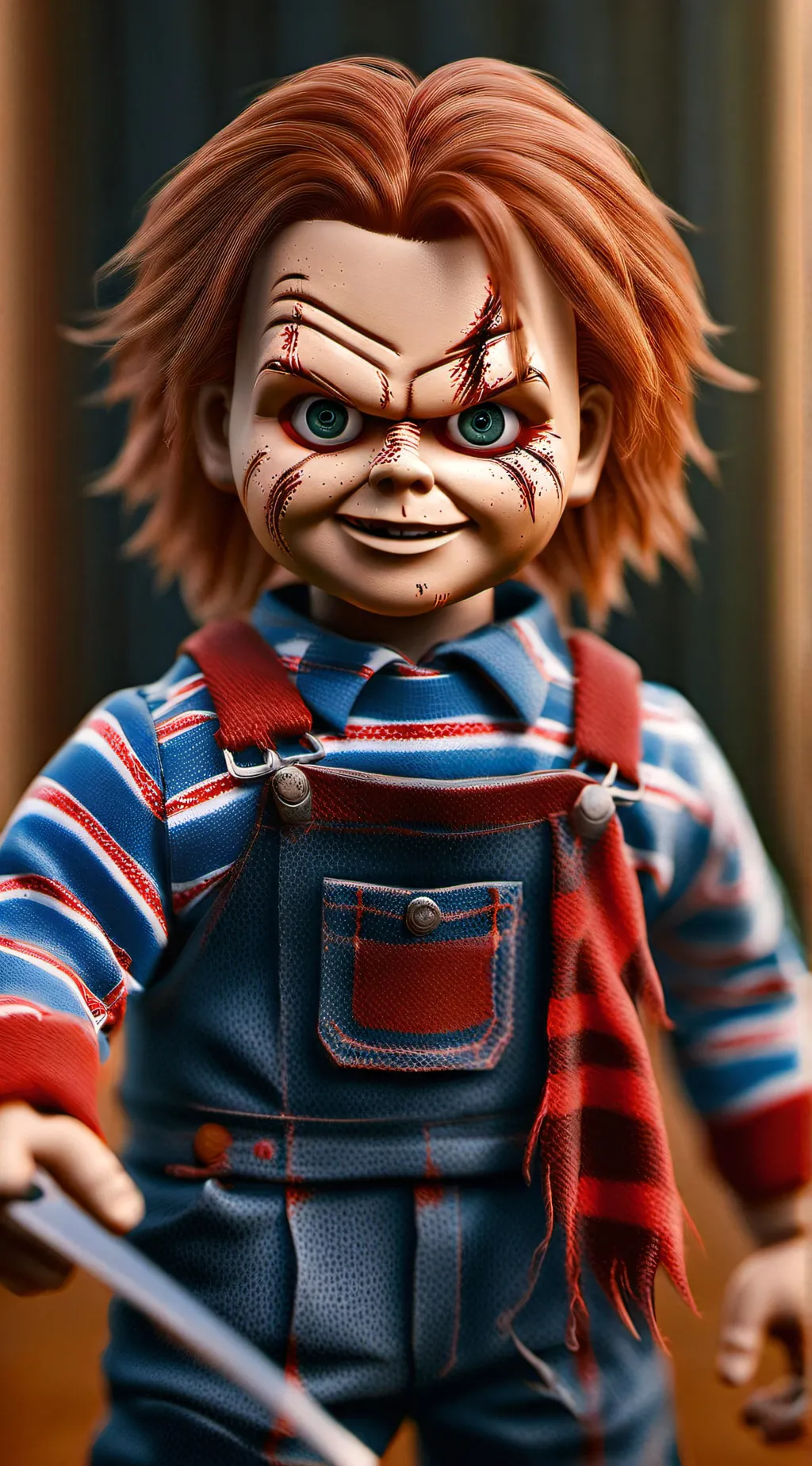 ai character: Chucky The Doll  background
