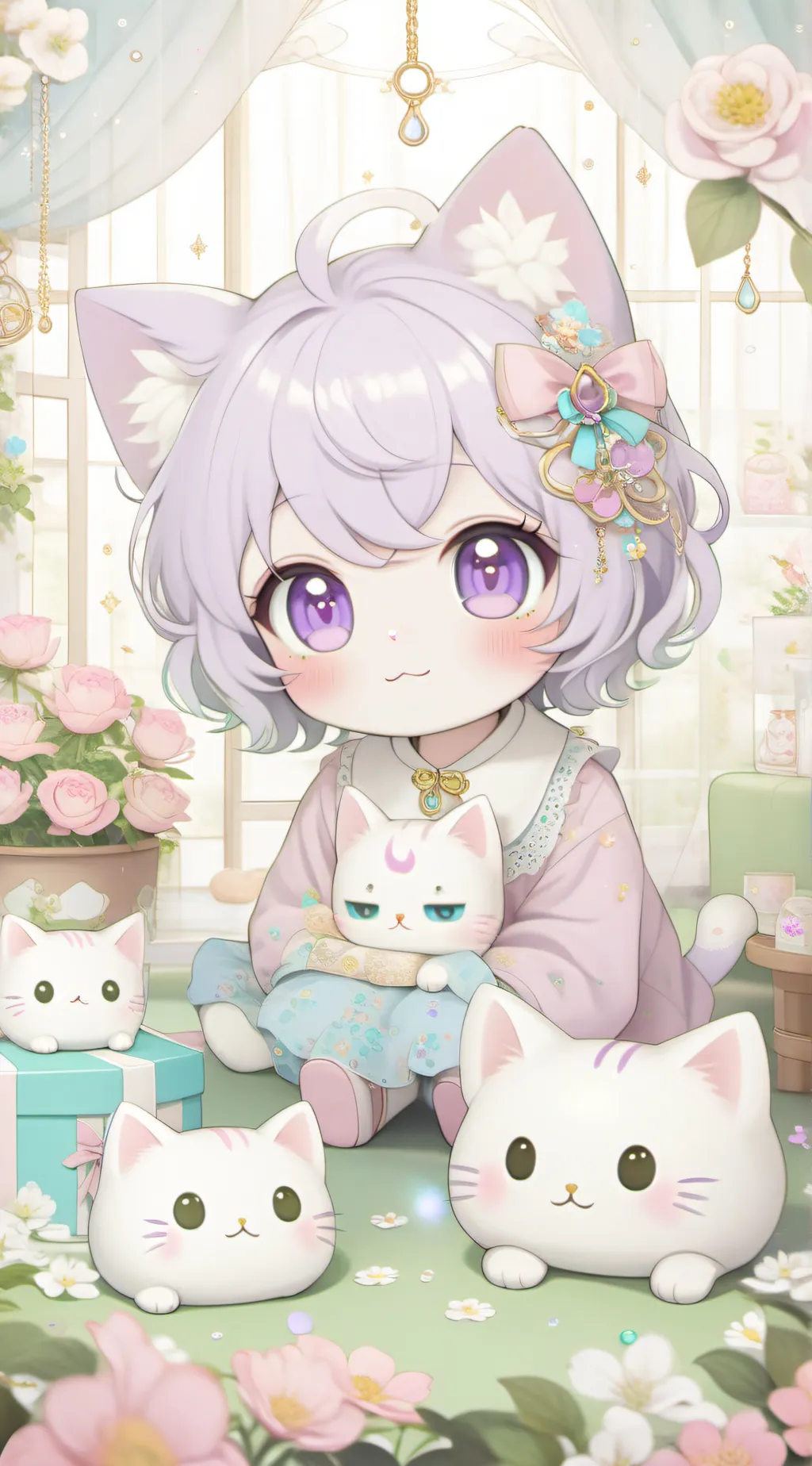 ai character: Catnap background