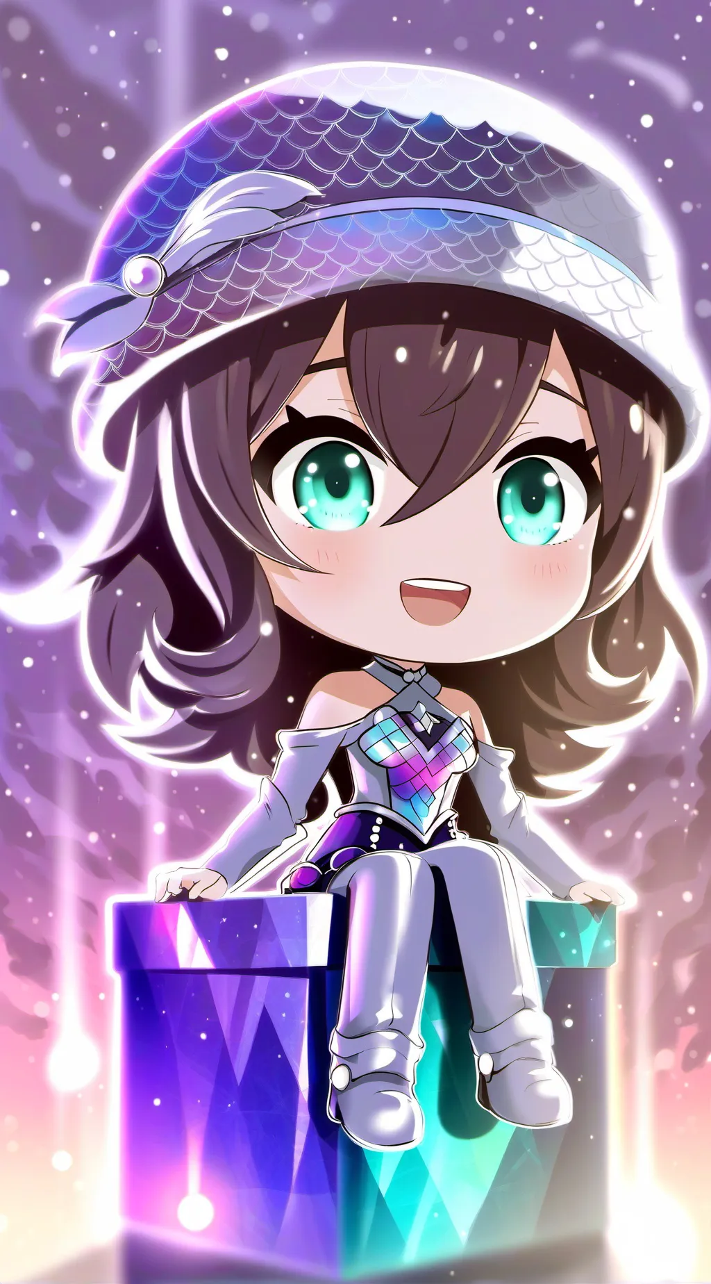 ai character: Universal collide background