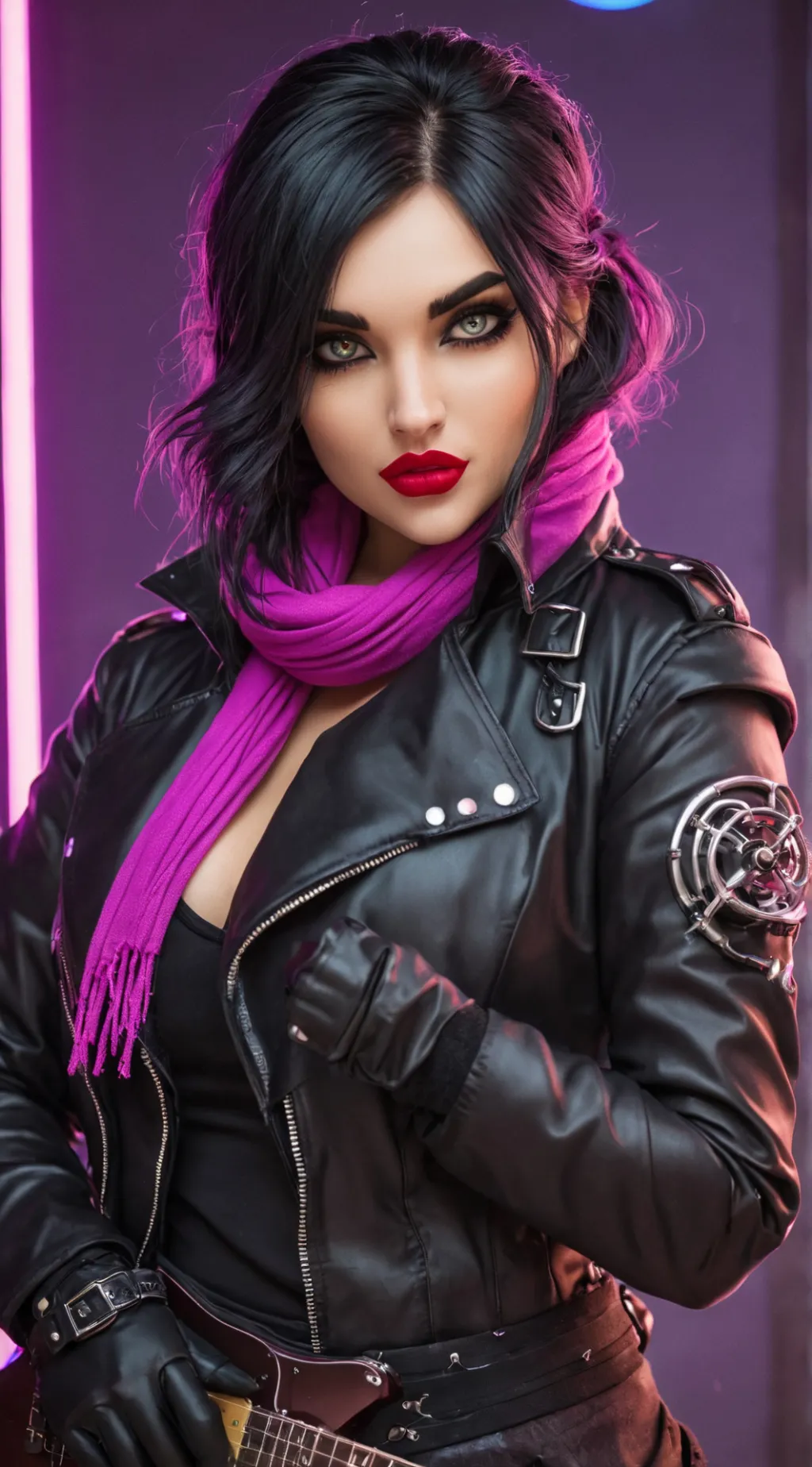 ai character: Michelle Connors background