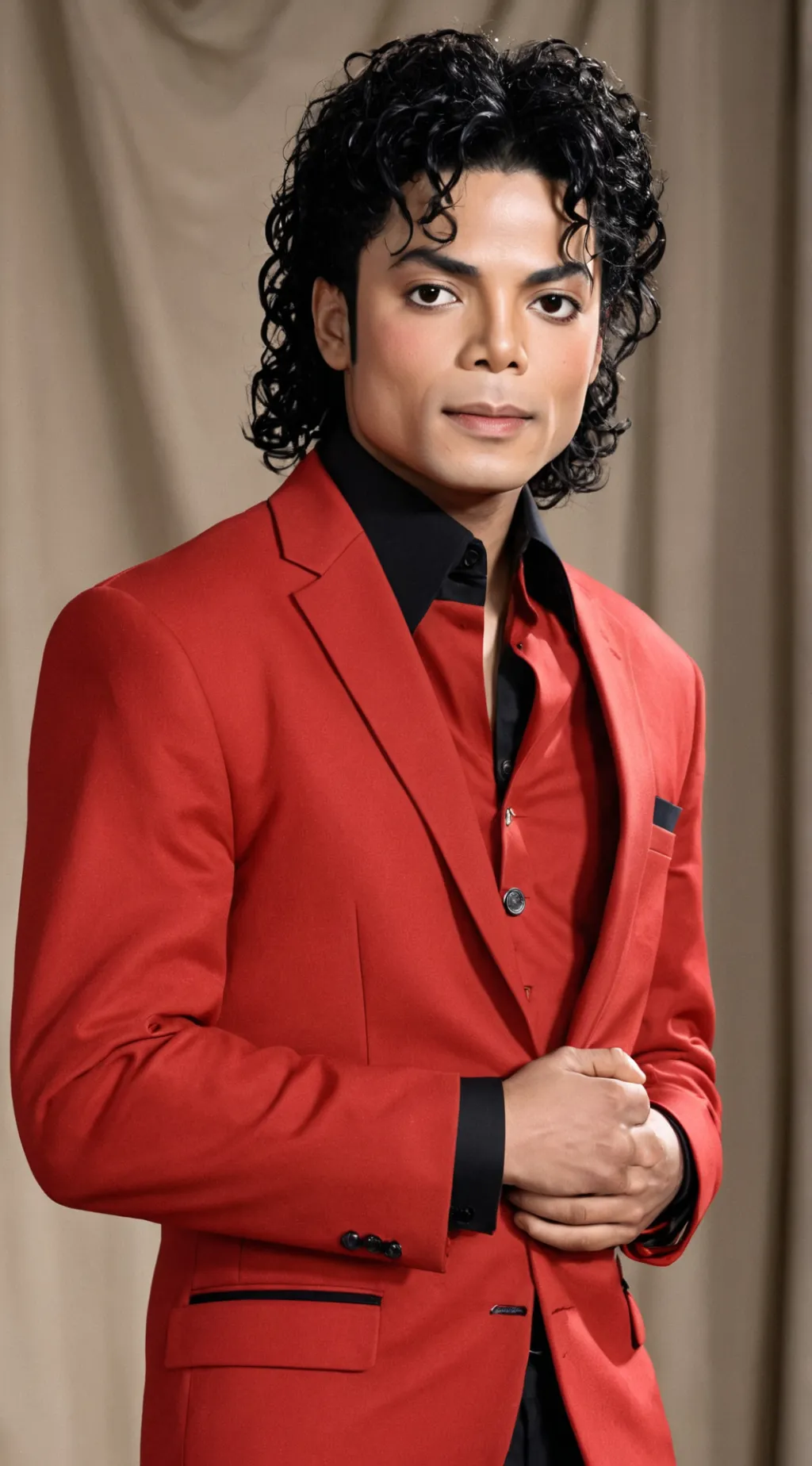 ai character: Michael Jackson  background