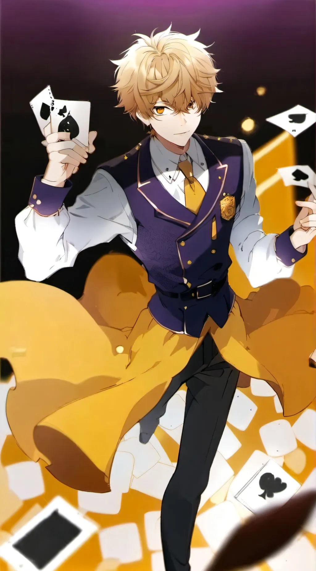ai character: Adrien background