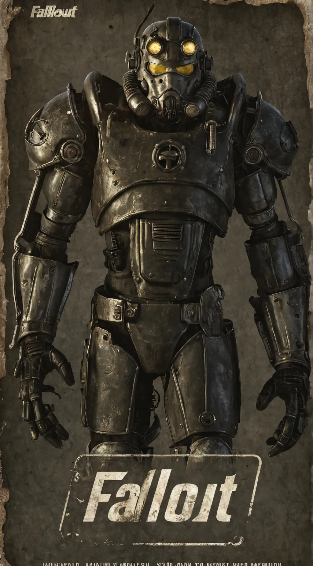 ai character: HH x ￼fallout background