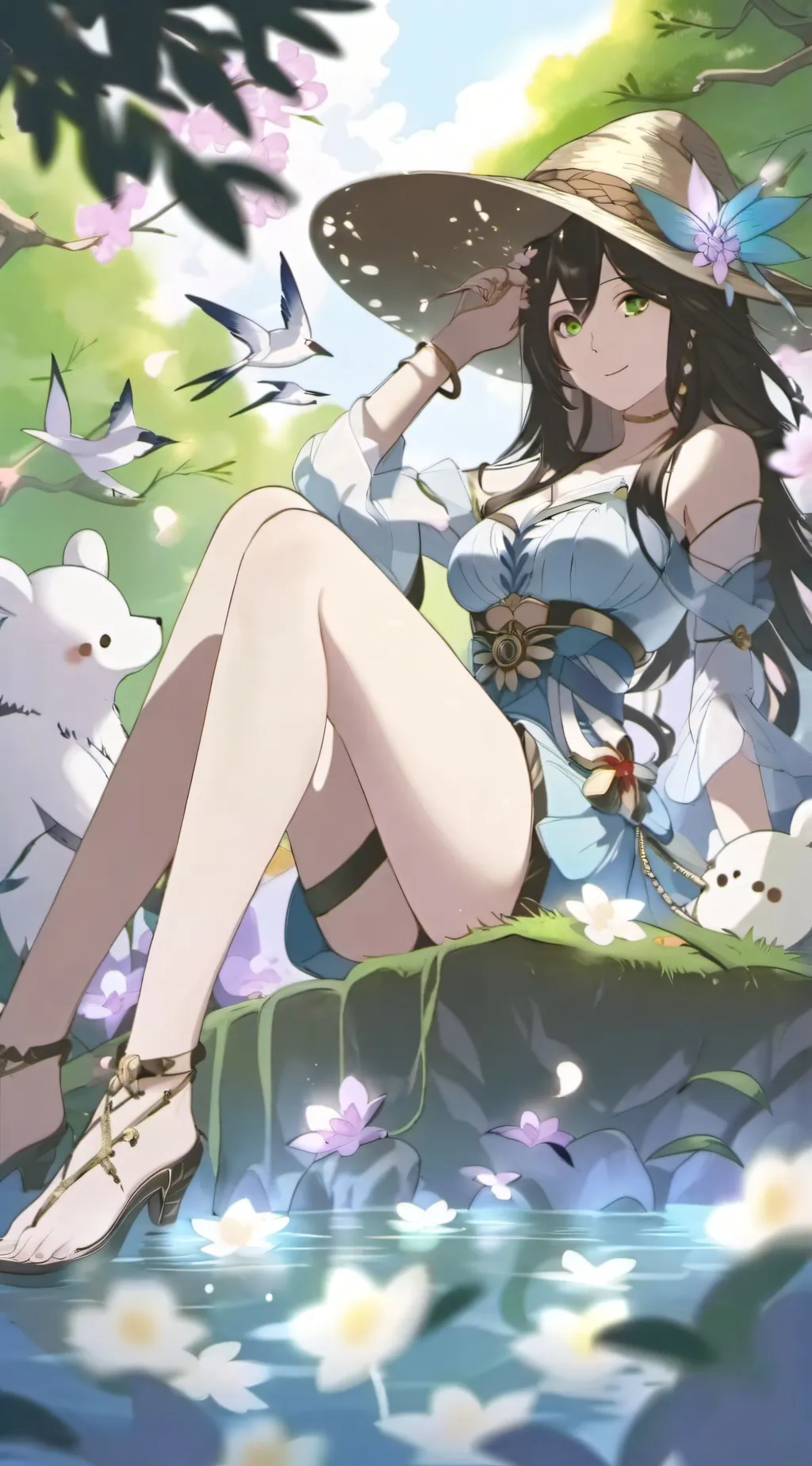 ai character: izu background