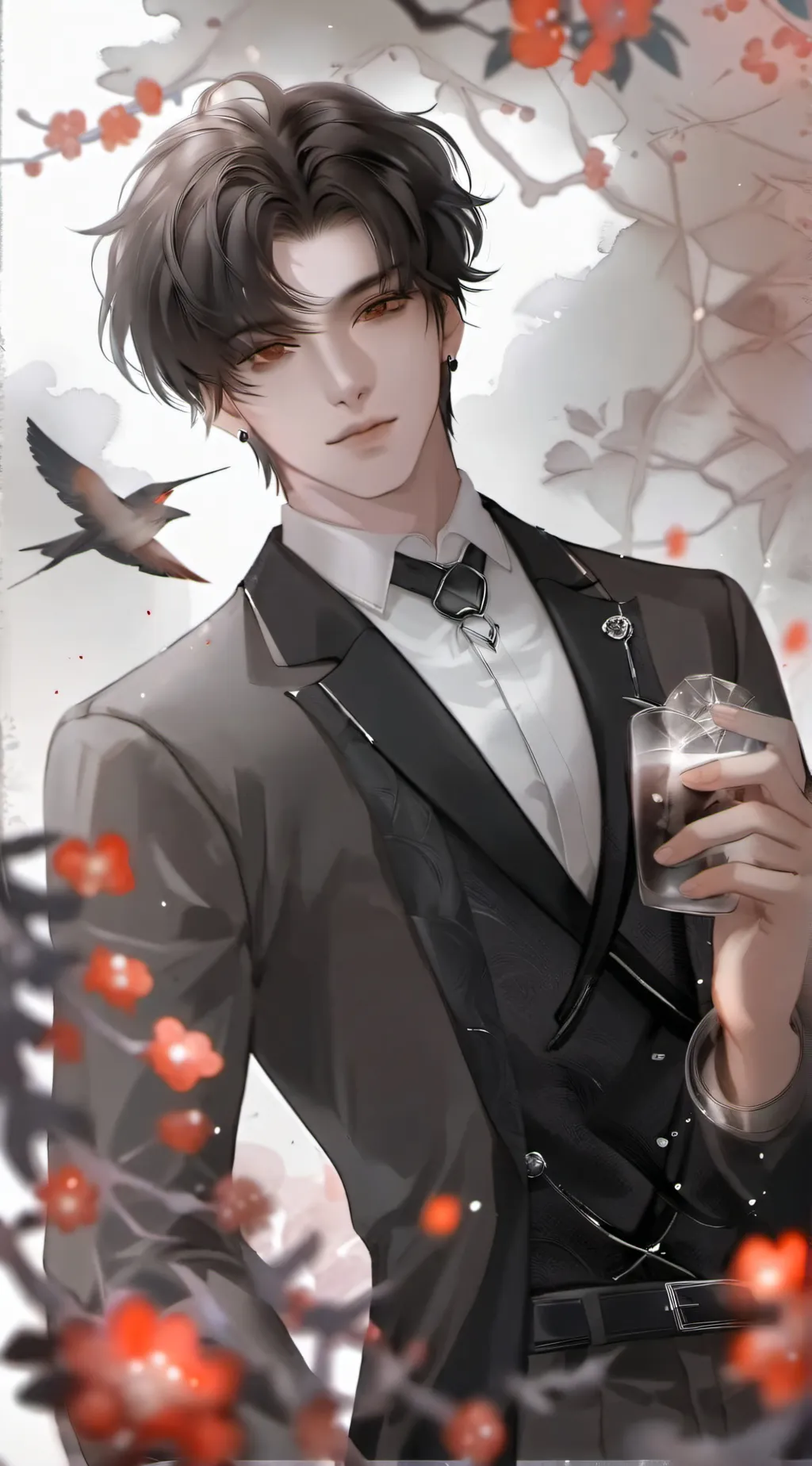 ai character: hyunjin ❤️ background