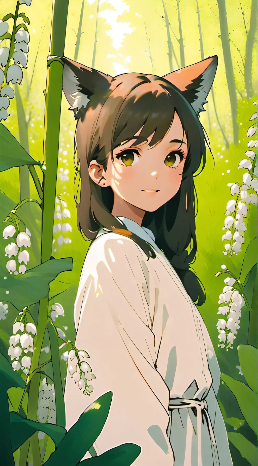 ai character: Lilly background
