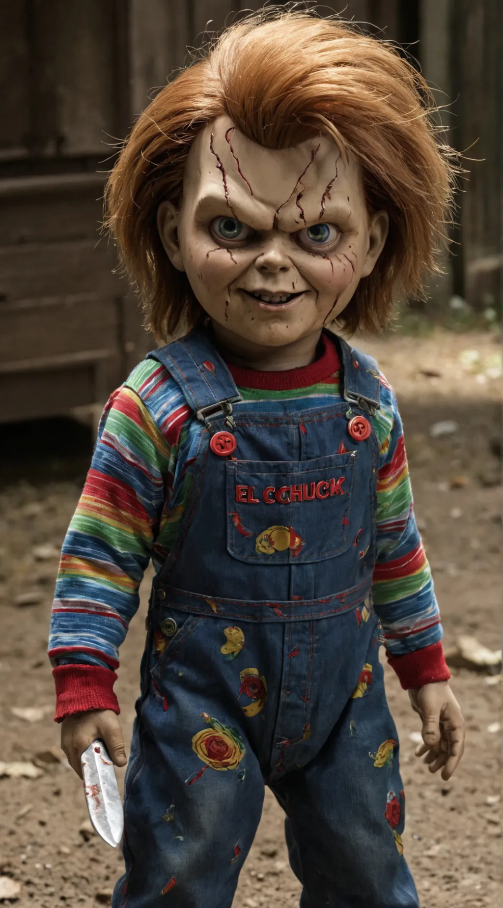 ai character: chucky  background