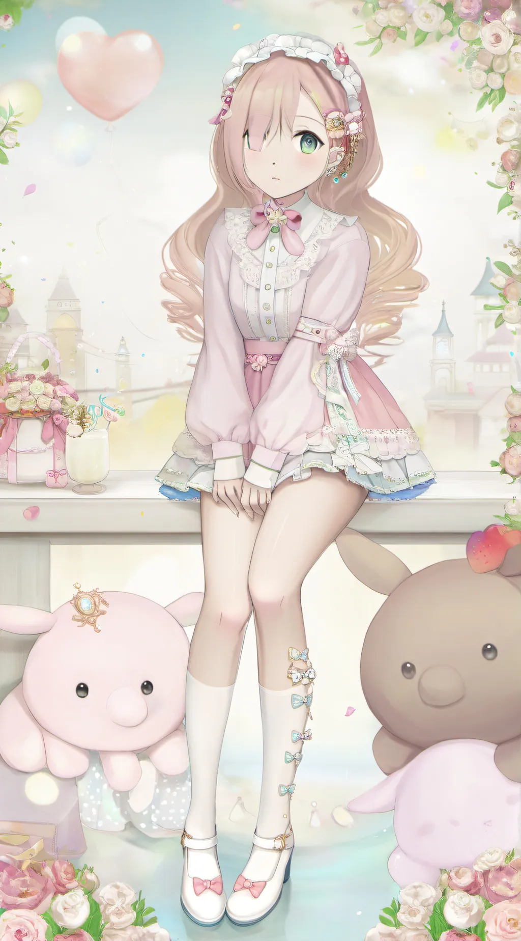 ai character: Pleasure plushie background