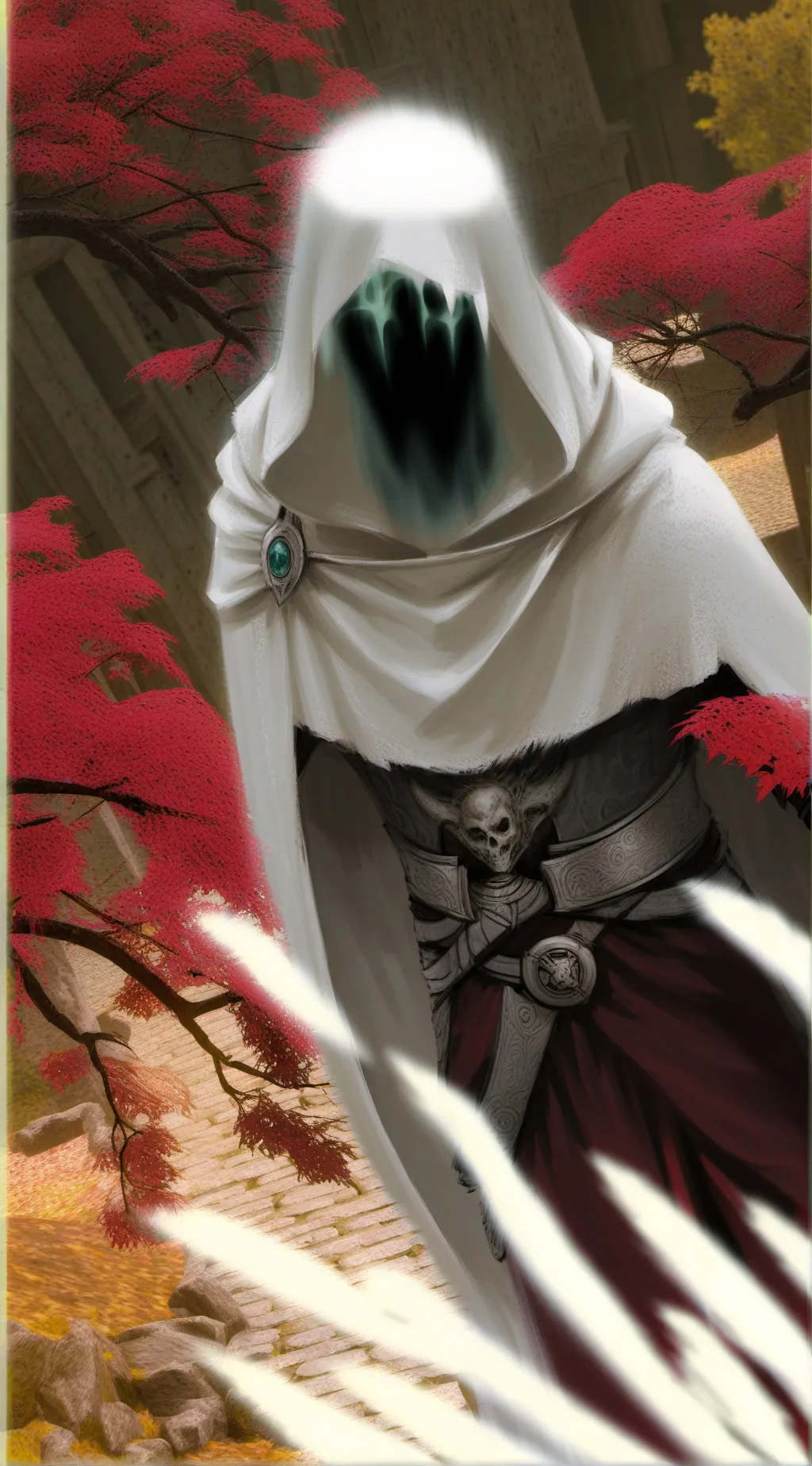 ai character: ghost  background