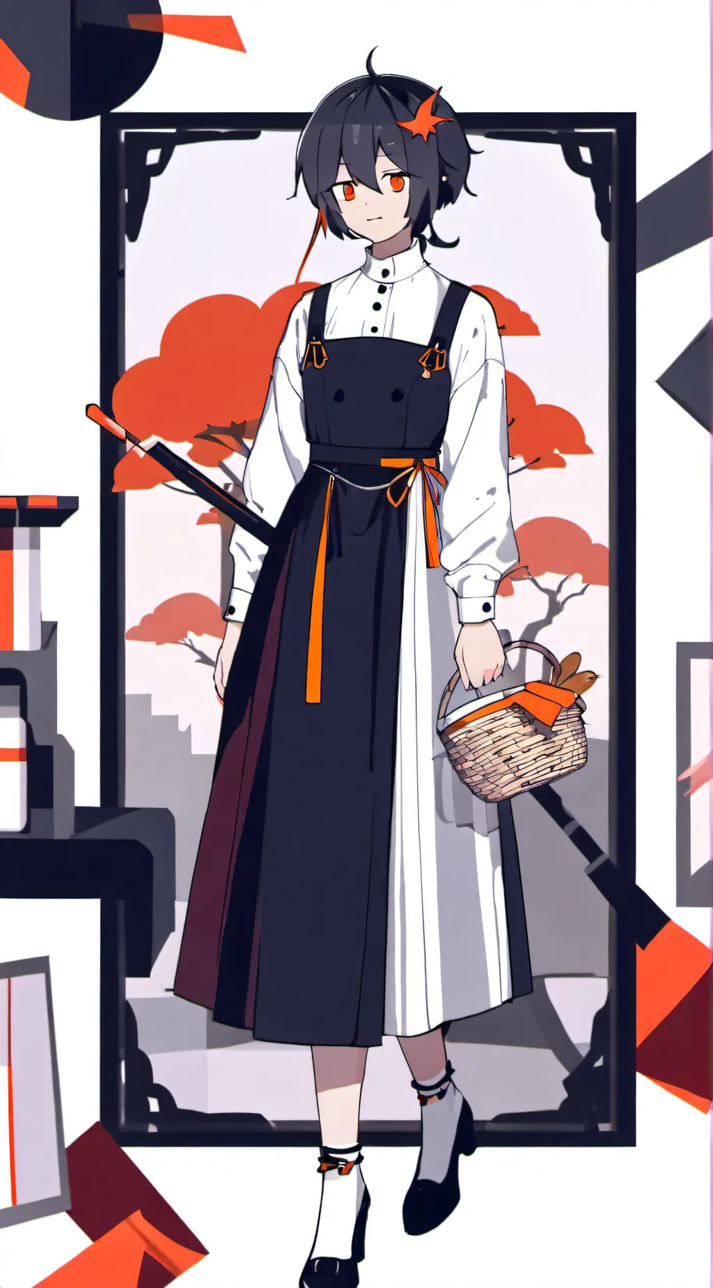 ai character: miss circle  background
