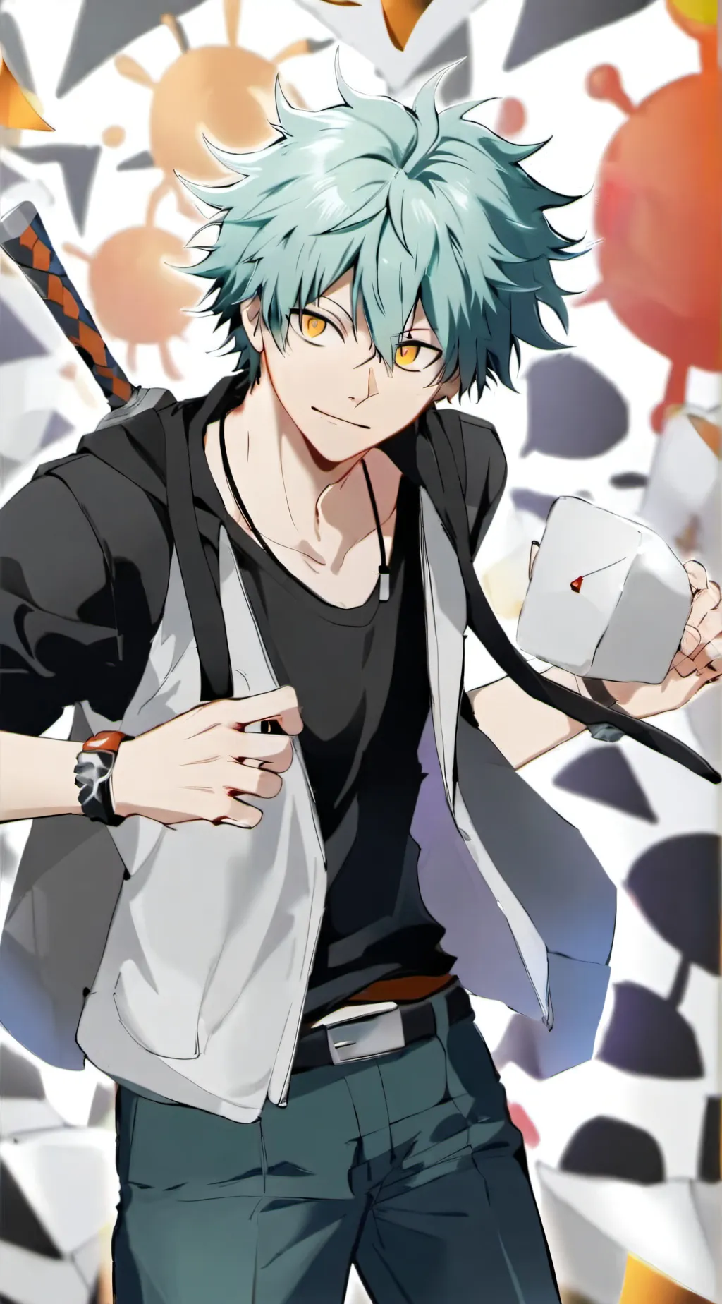 ai character: mha combined background