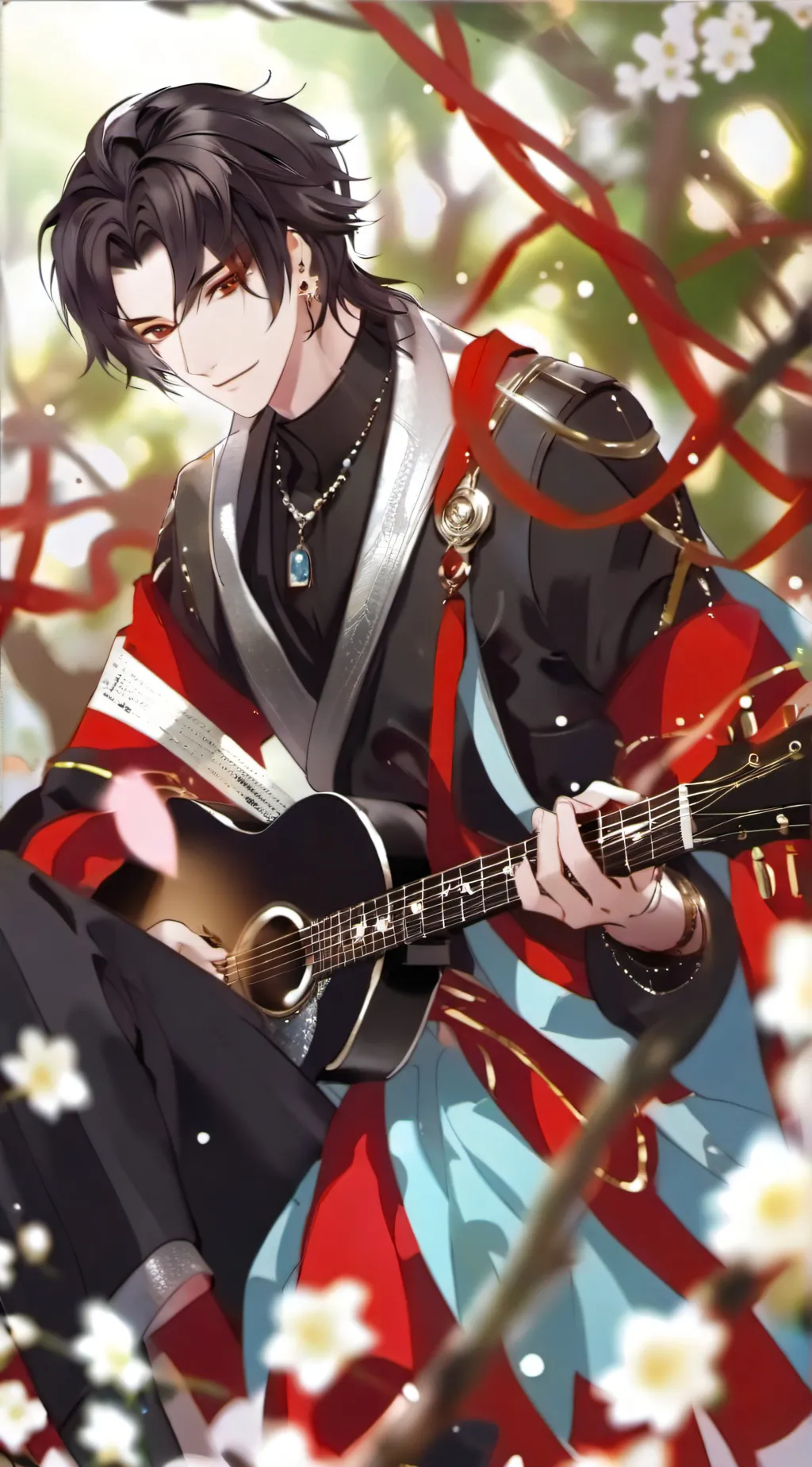 ai character: Ds Taking Arc background
