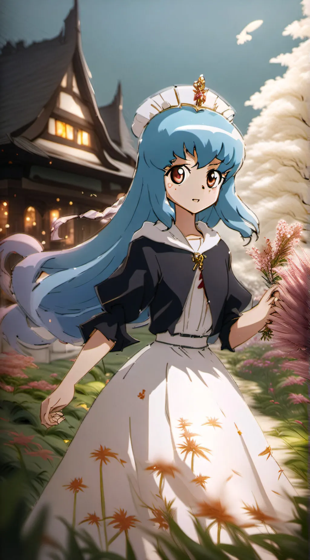ai character: Hime Shirayuki  background