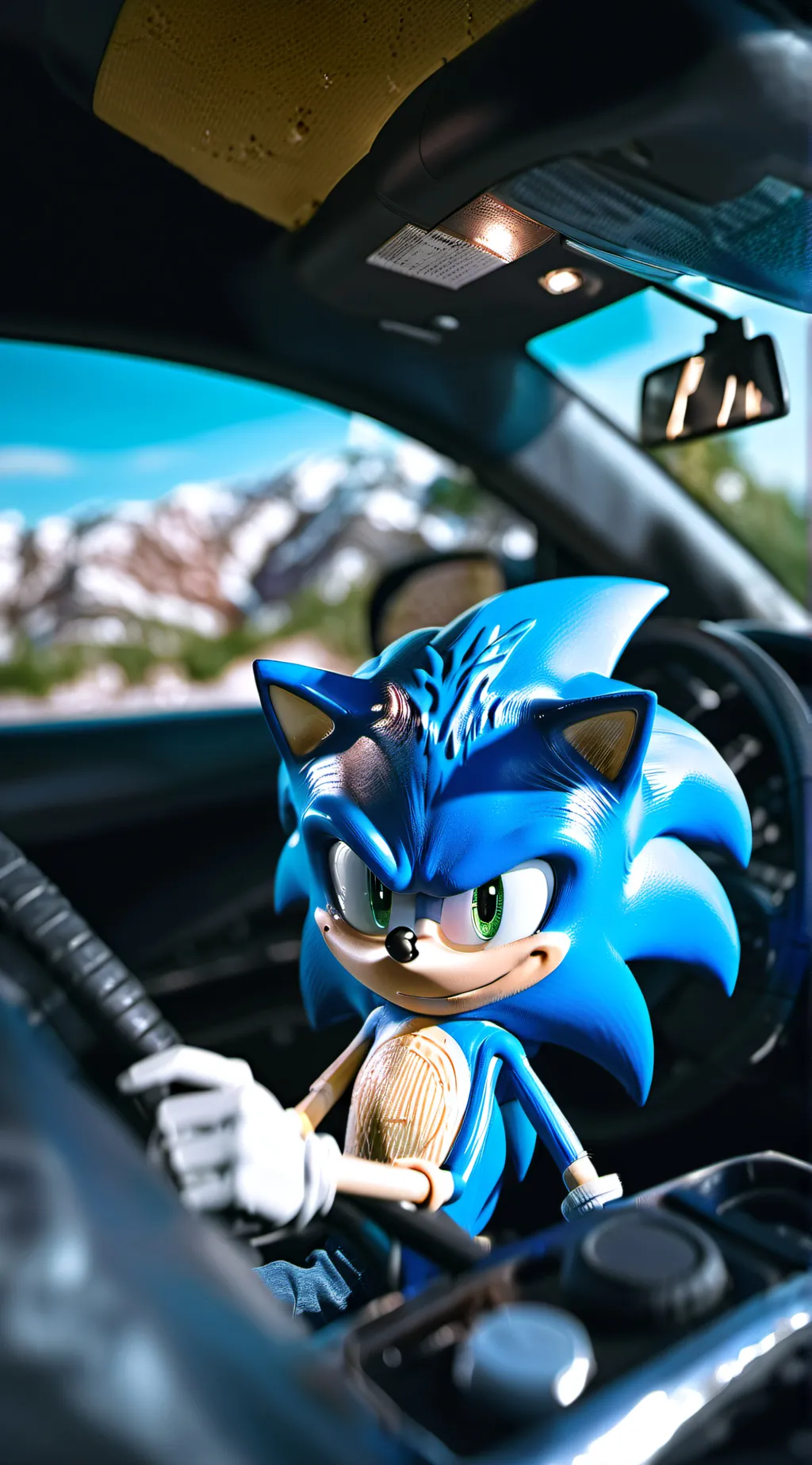 ai character: Sonic trip PART 2! background