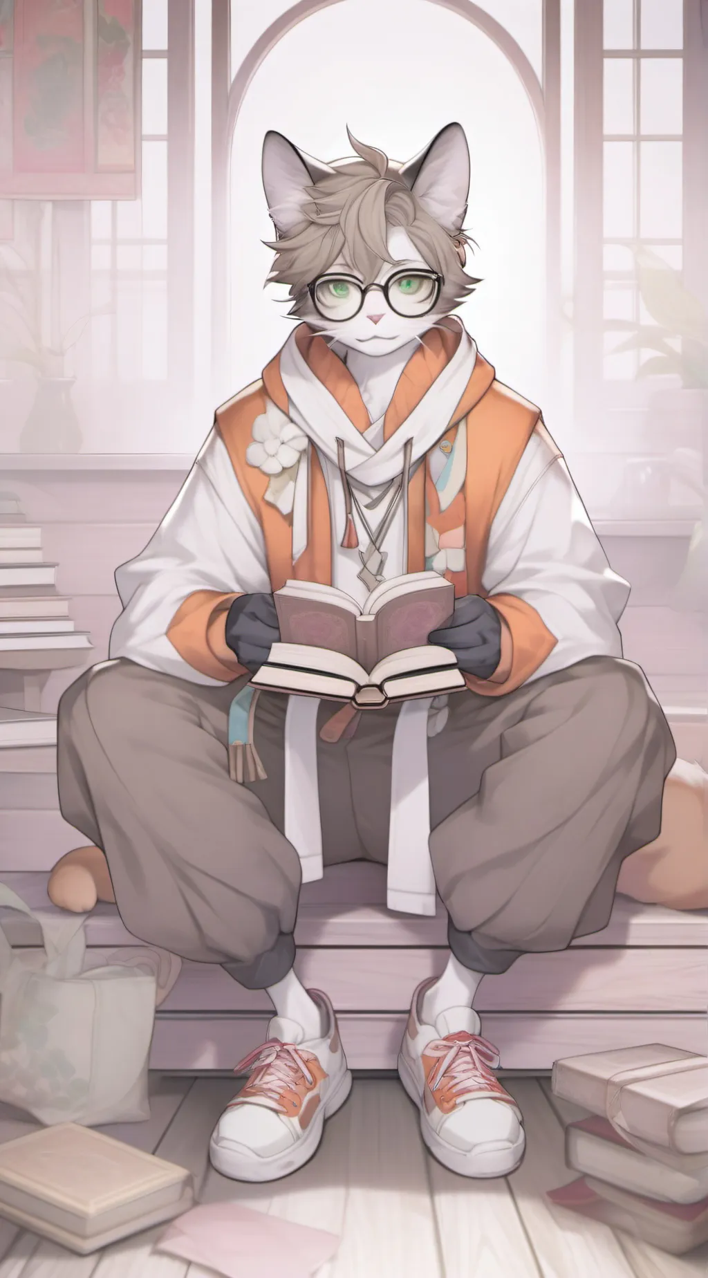 ai character: Frederic Asbell background