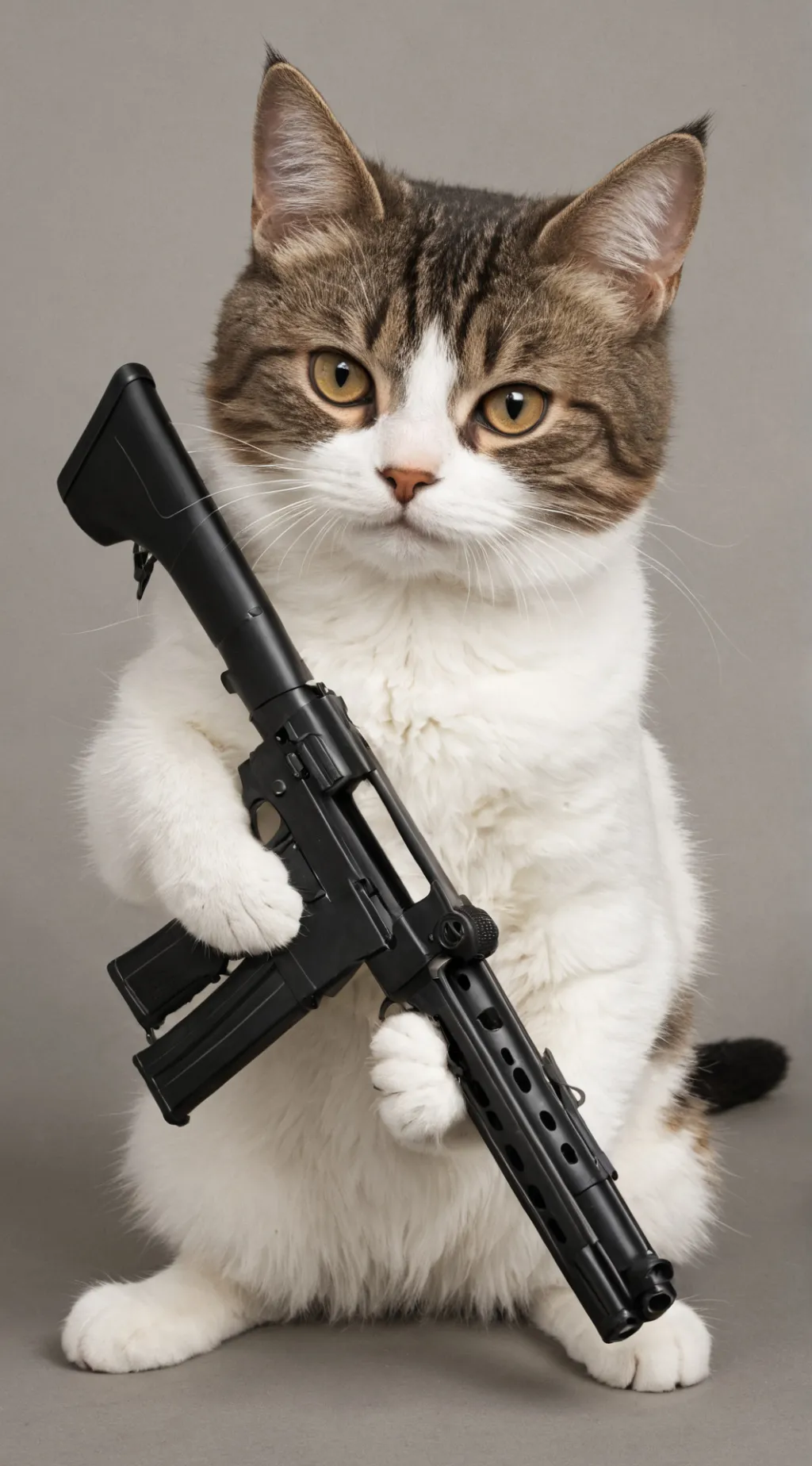 ai character: a cat likes you  background
