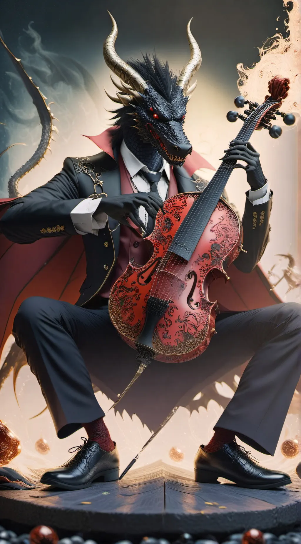 ai character: Scrooge background