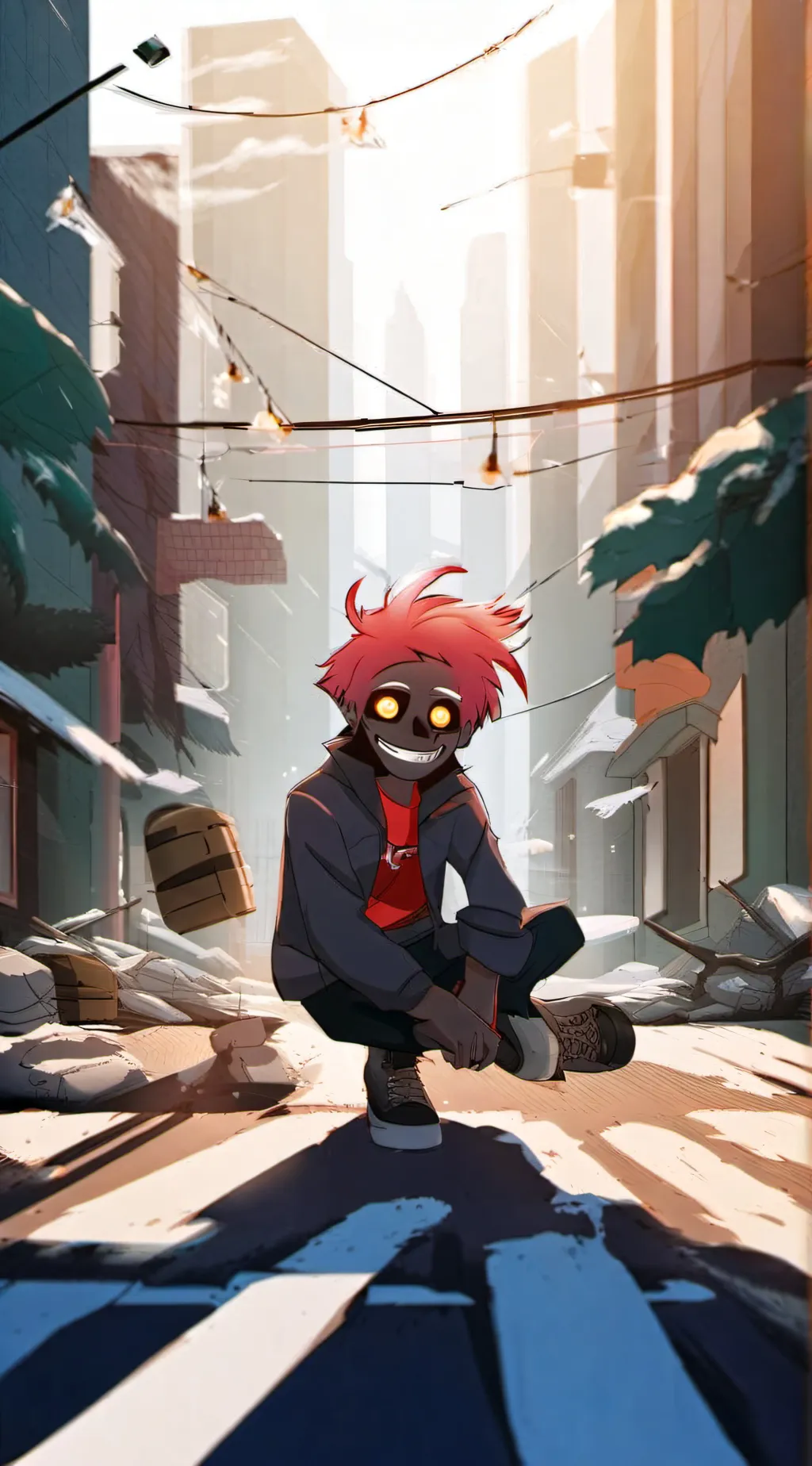 ai character: you own alastor  background