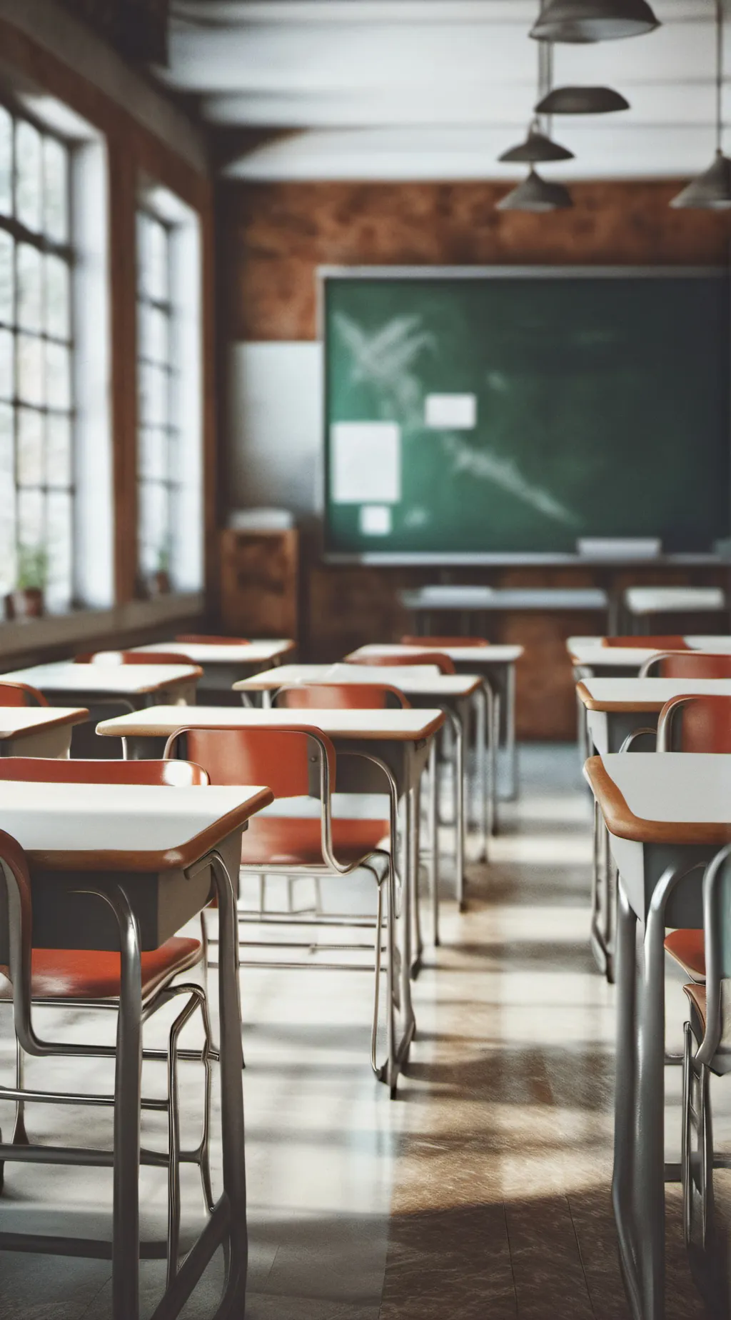 ai character: Class room background