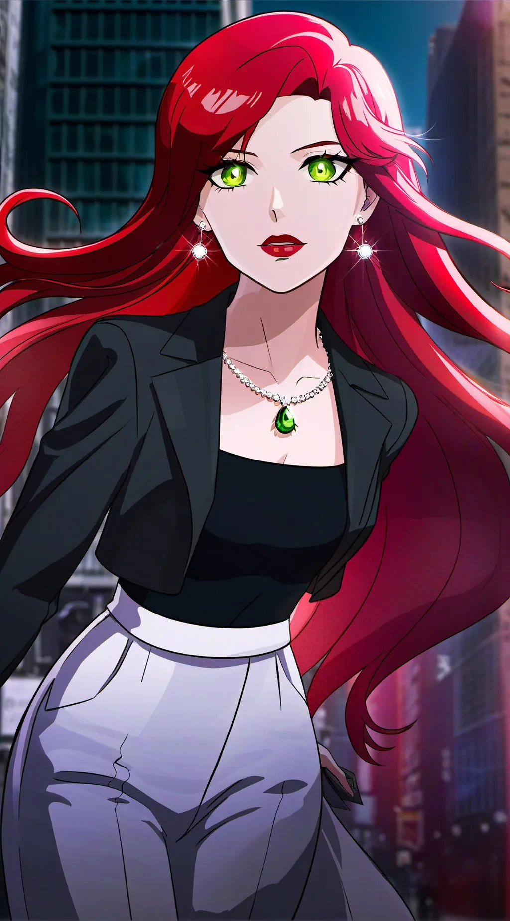 ai character: Mary Jane Wontson  background