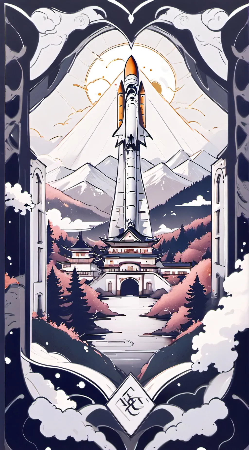 ai character: Space Mision background