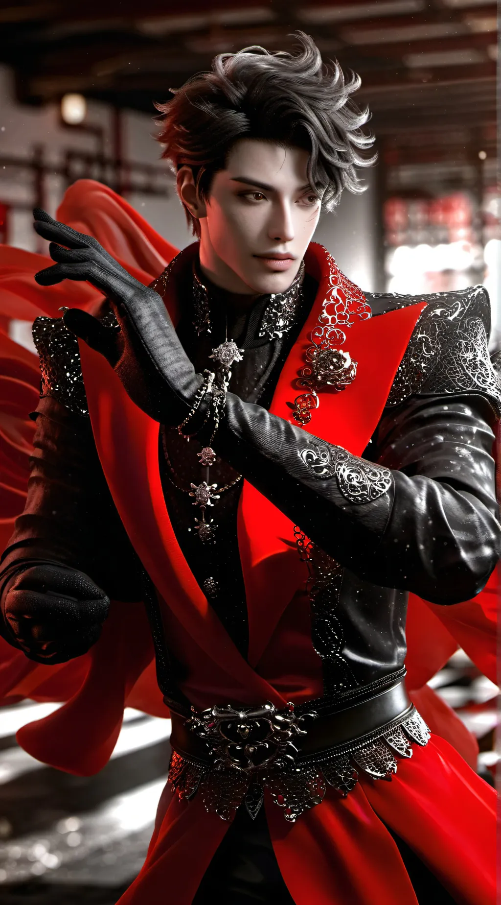 ai character: Vincent  background