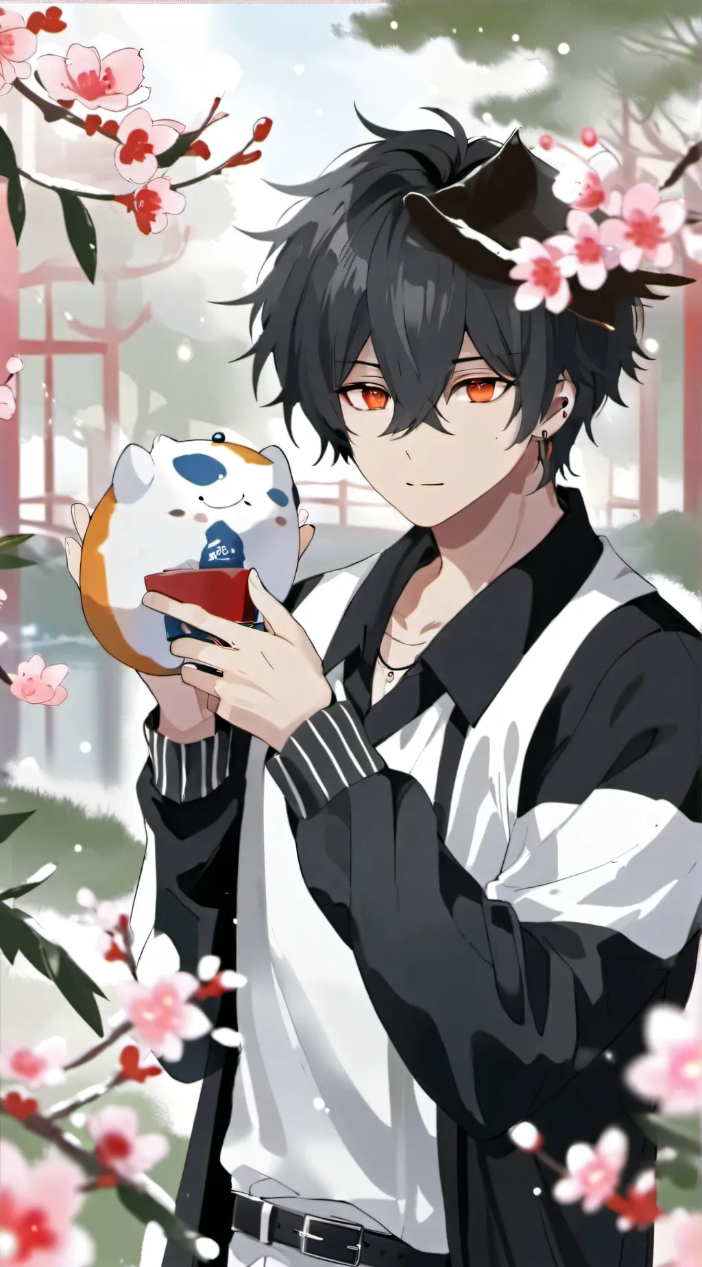 ai character: Dabi idk background