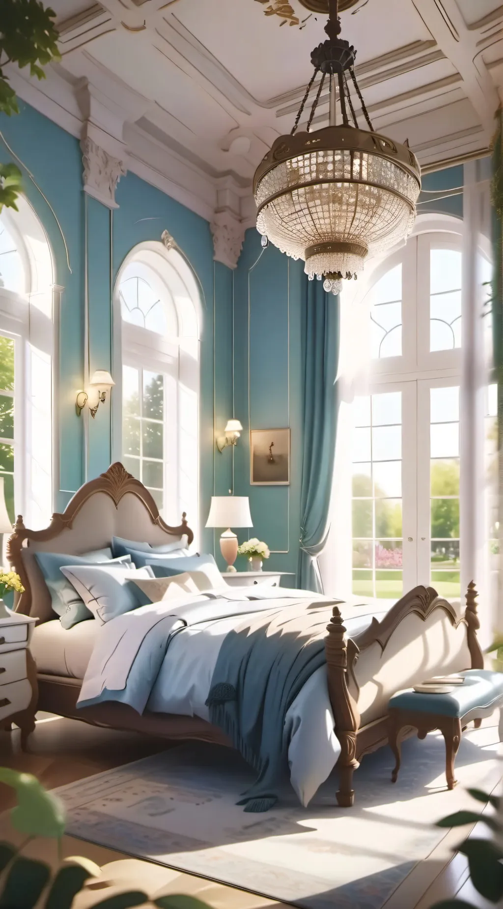 ai character: Sus bed background