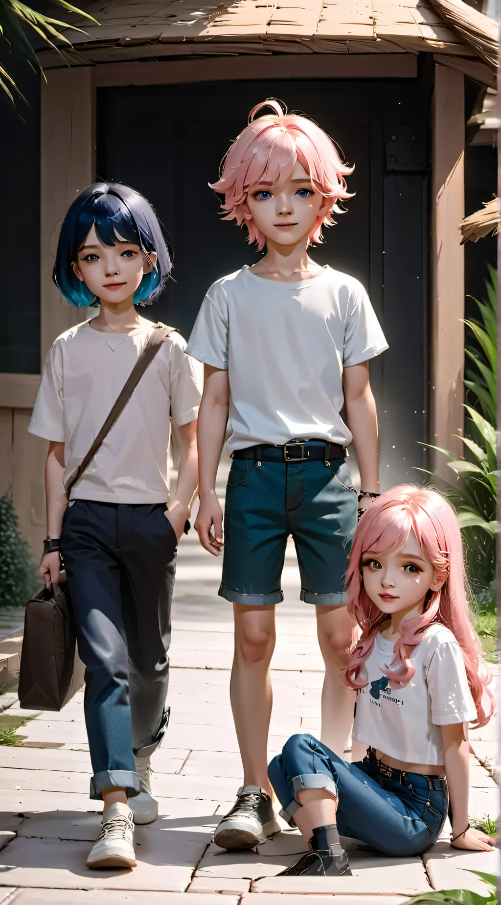 ai character: Family life! background