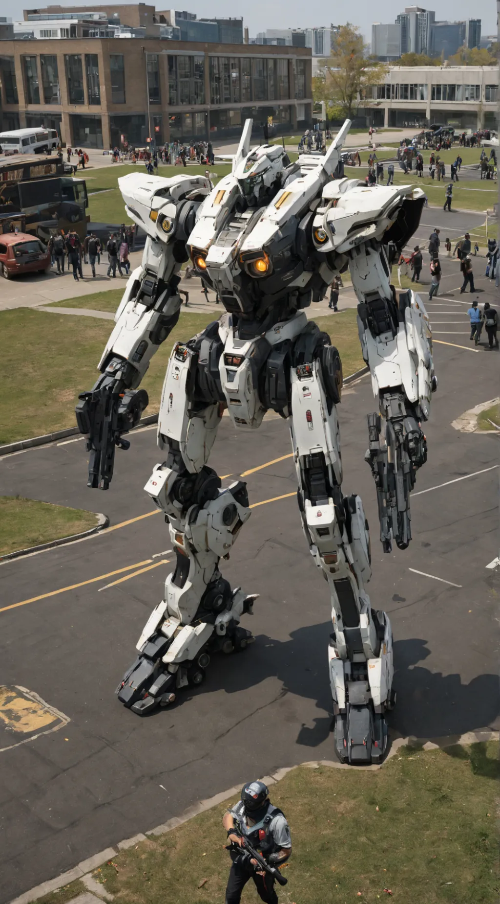 ai character: Mech Academy background